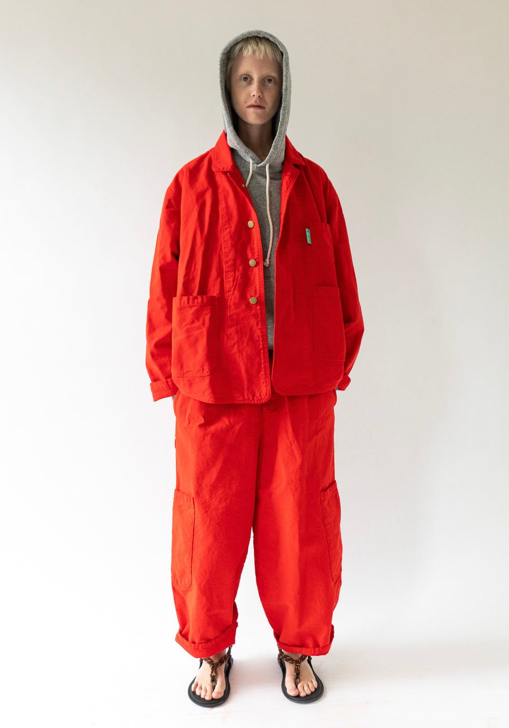 Meals Forager Coat in Cherry Bomb