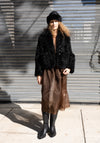 Toscana Sheepskin Ada Jacket in Black
