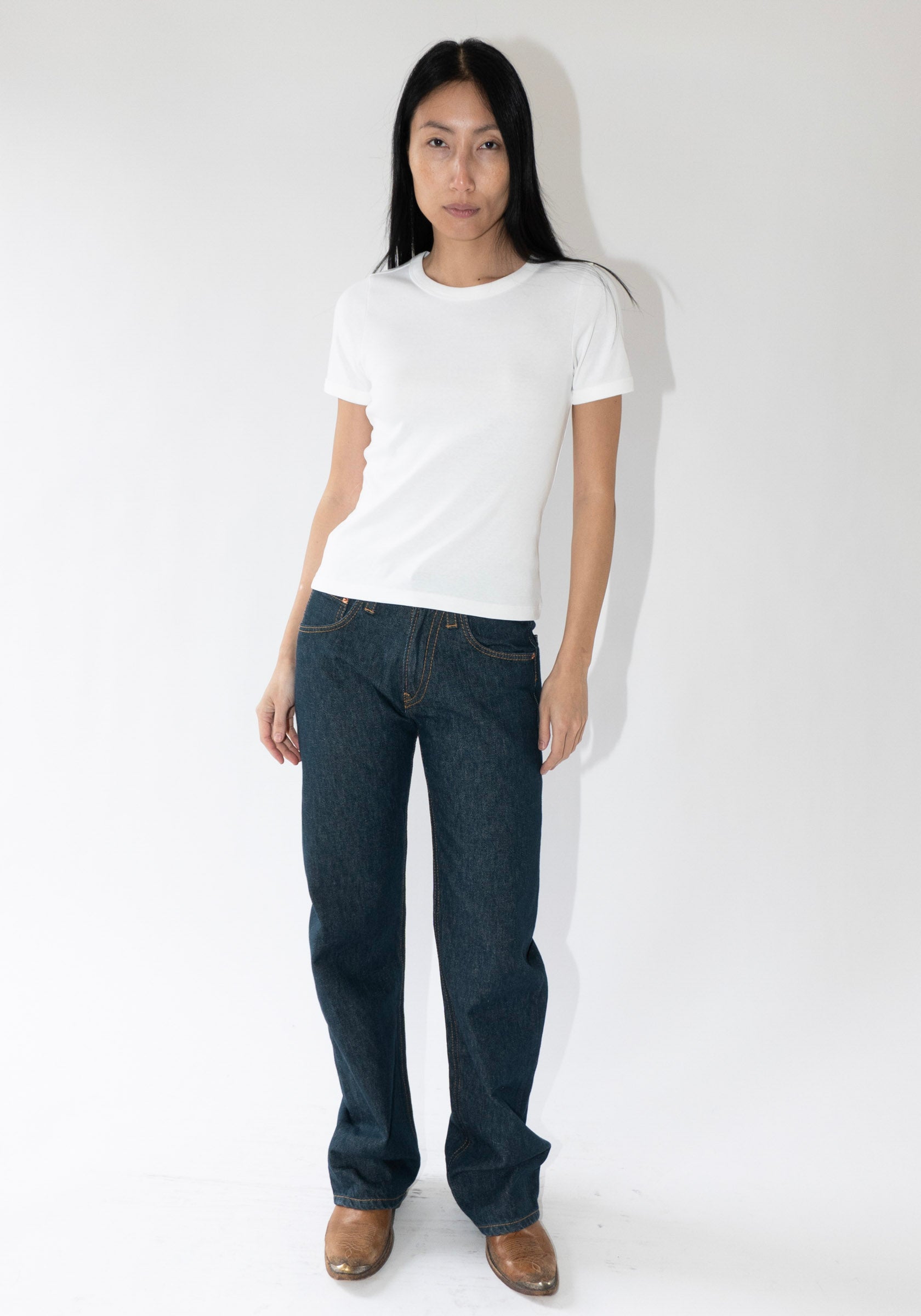 Flore Flore Car Tee in White
