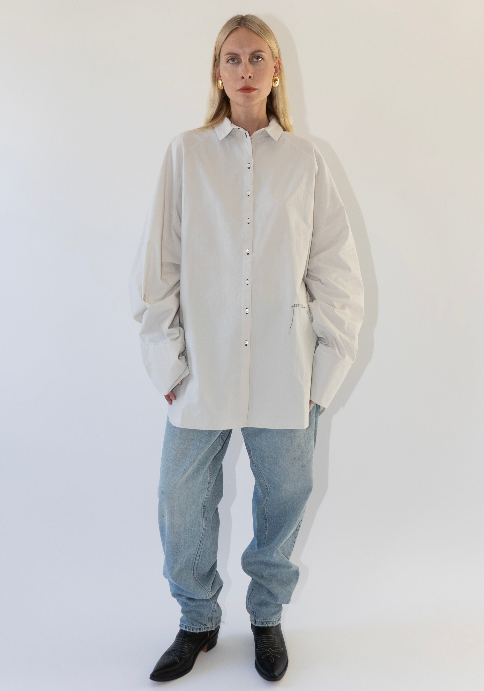 Eleph Tall Shirt in Off White
