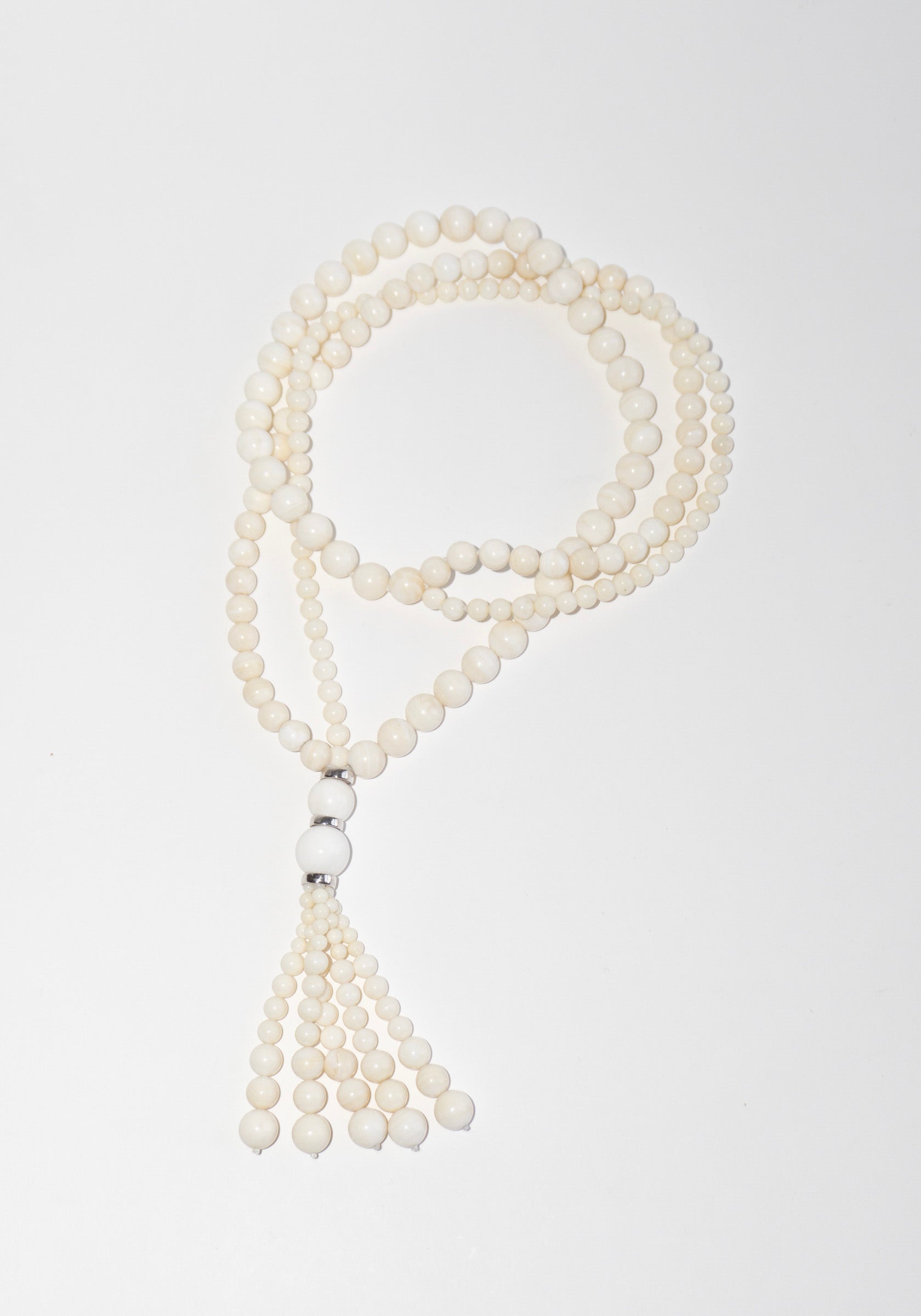 Venice Opera Ivory Stone Necklace