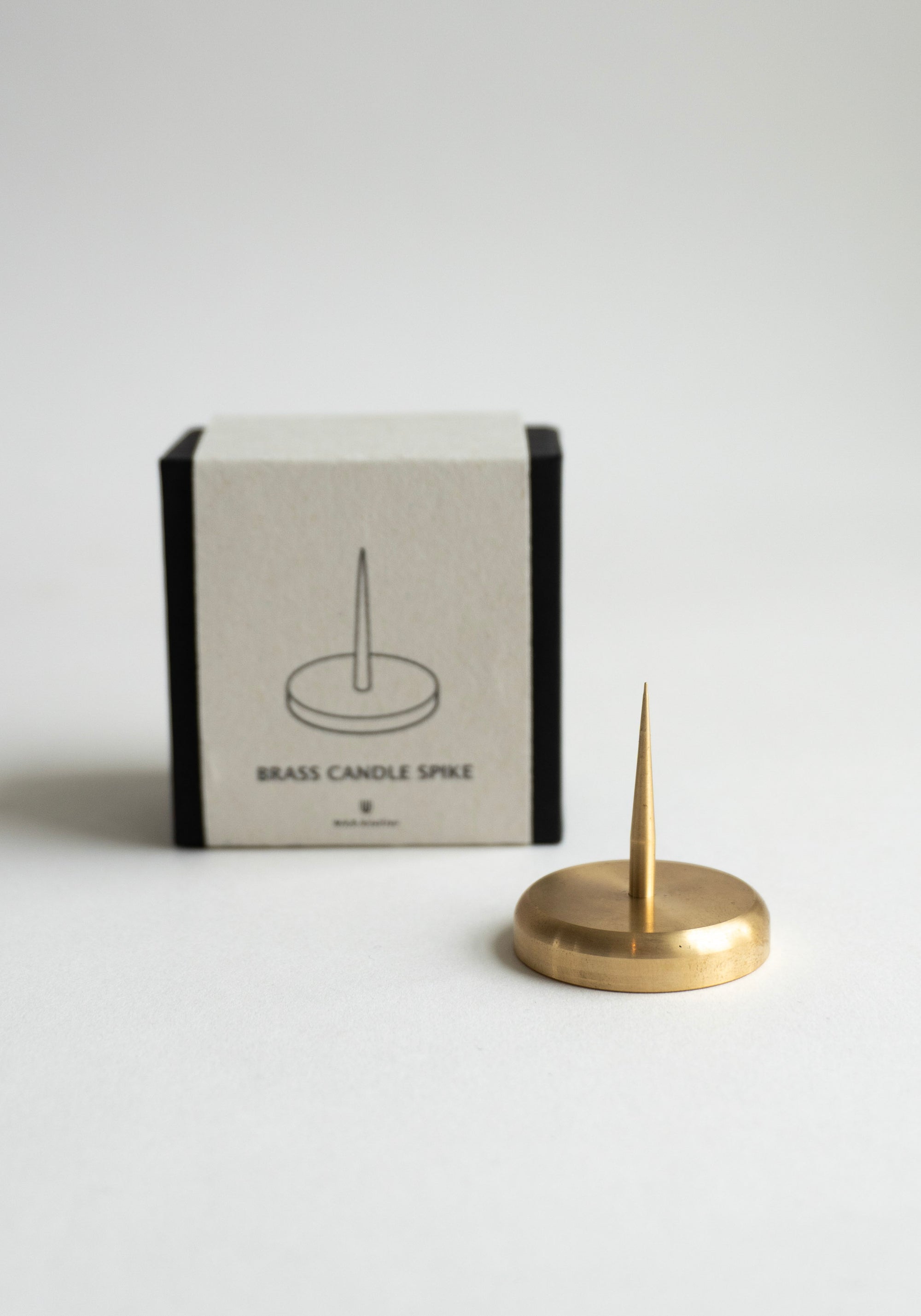 Brass Spike Candle Holder
