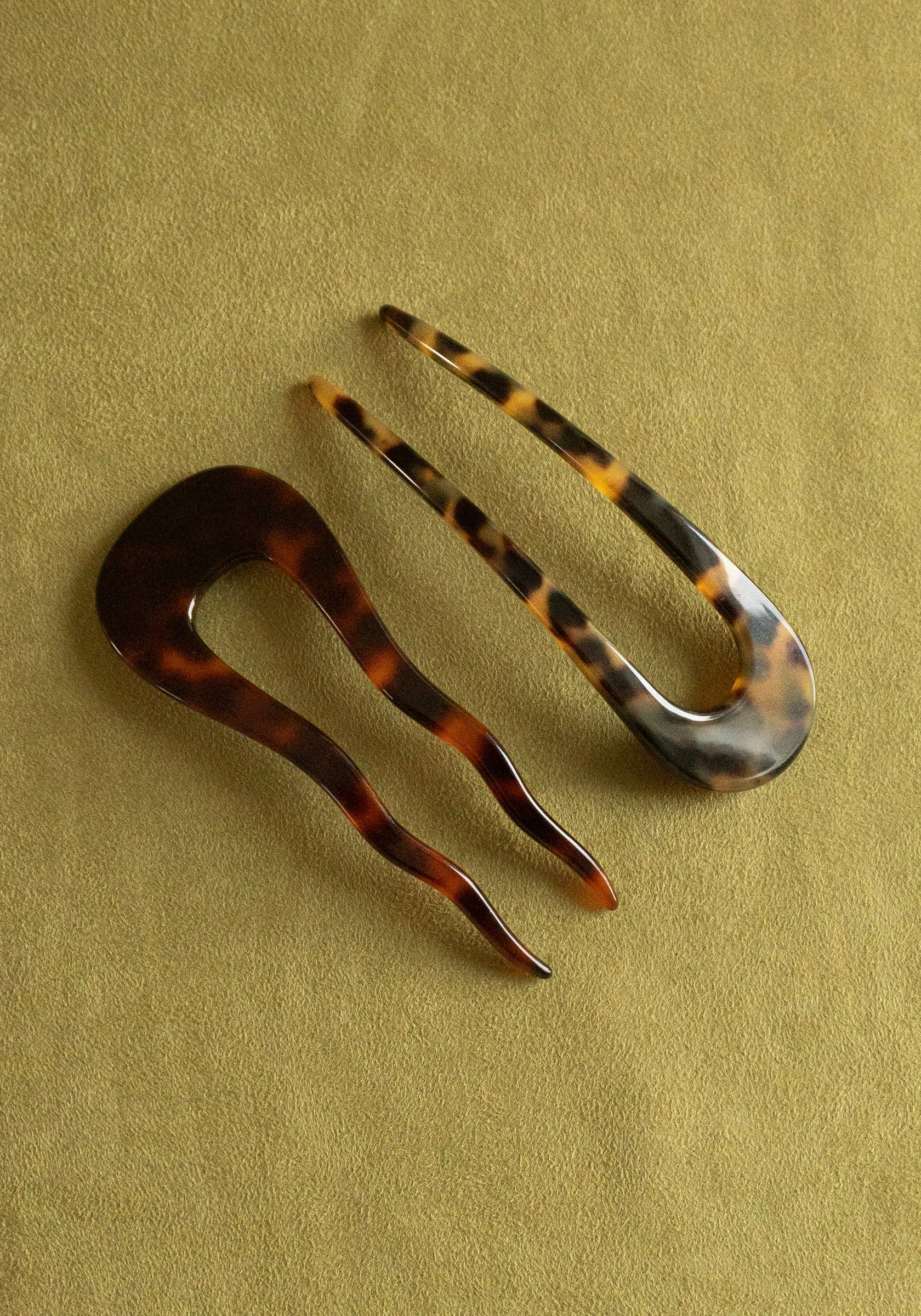 Large Chignon Hairstick Dark Tortoise