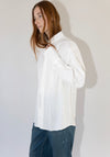 6397 Micro Pleat Formal Shirt in White
