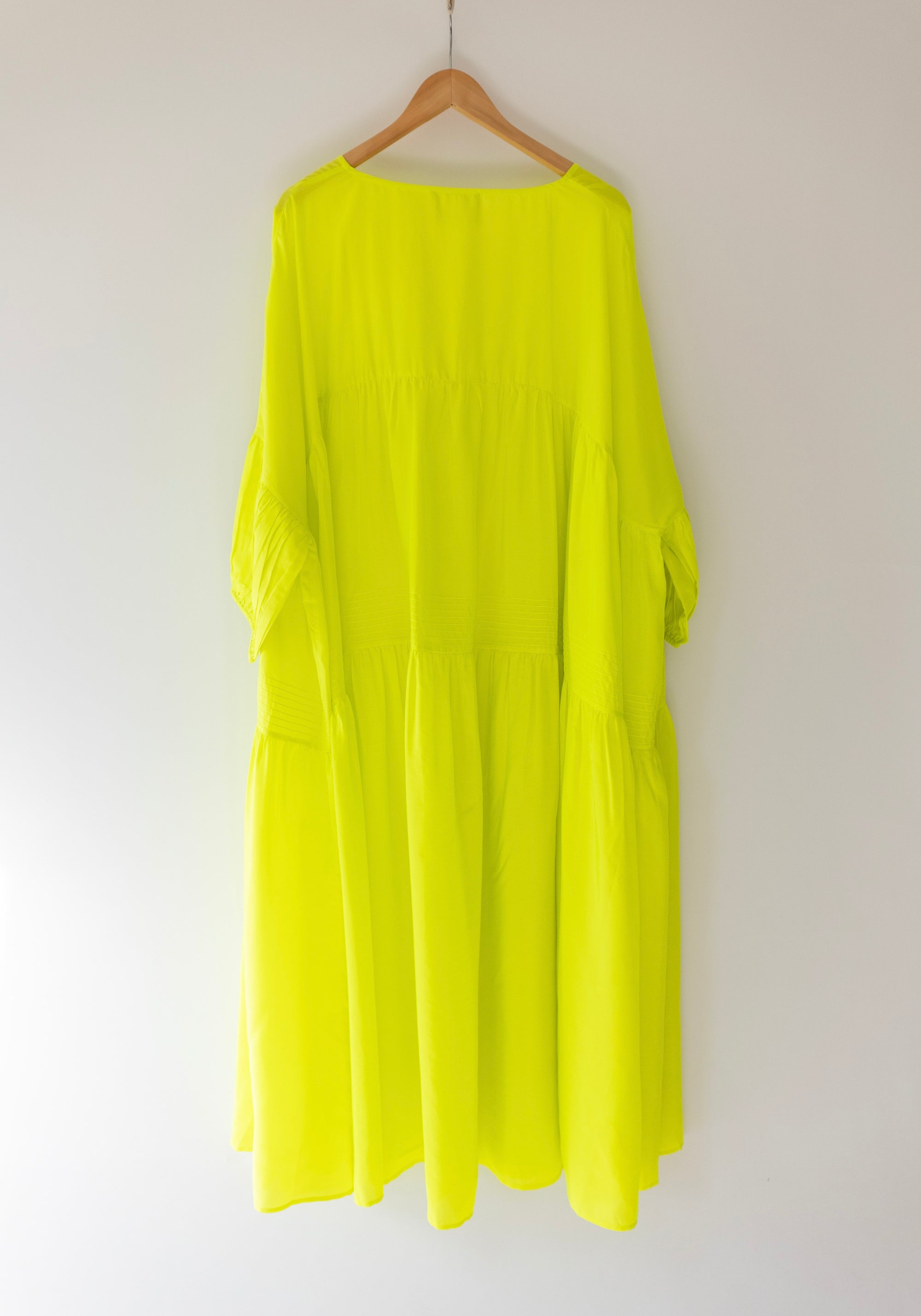 Anaak Airi Maxi Dress in Fluoro Yellow