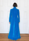 Colleen Allen Victorian Shaped Coat in Cerulean Blue