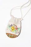 Cordera Crochet Beaded Bag in Cream