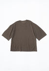 Cordera Merino Wool Oversized T-Shirt in Deep Taupe