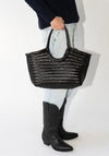Nantucket Basket Bag in Black