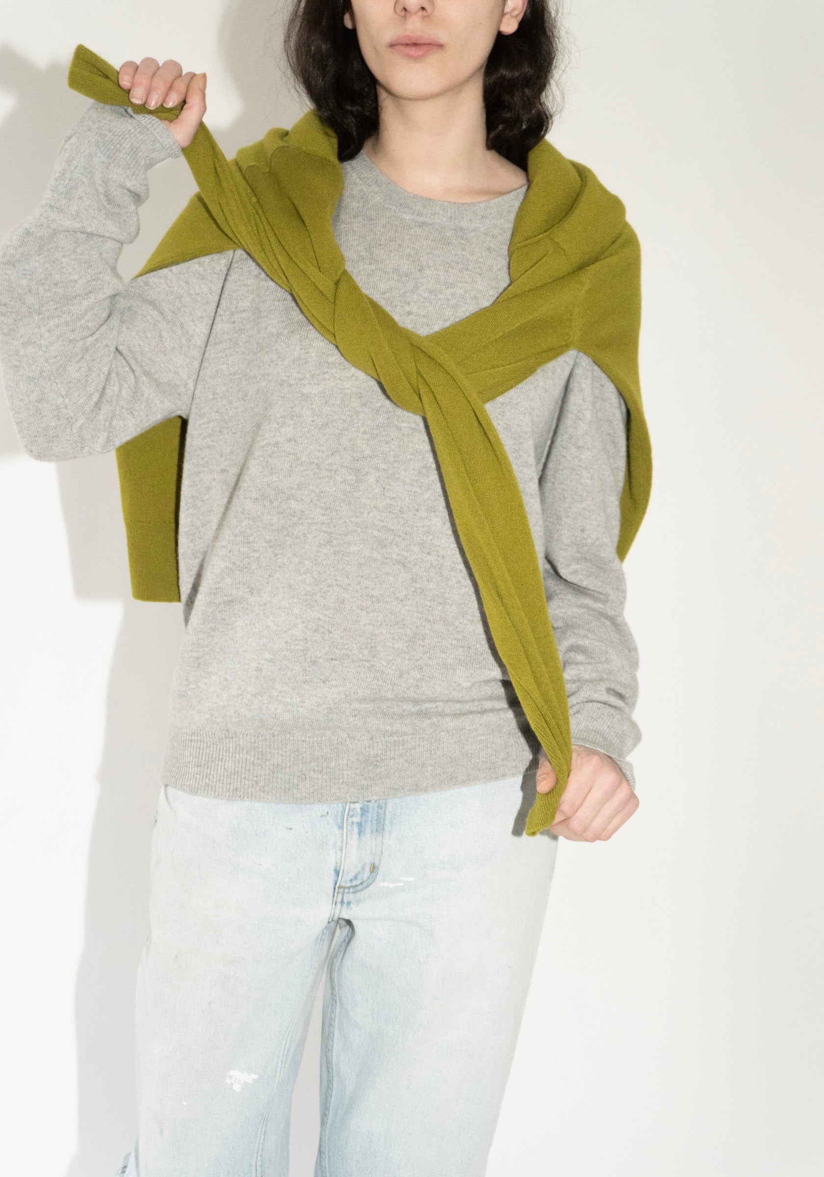 Extreme Cashmere Bis Sweater in Grey