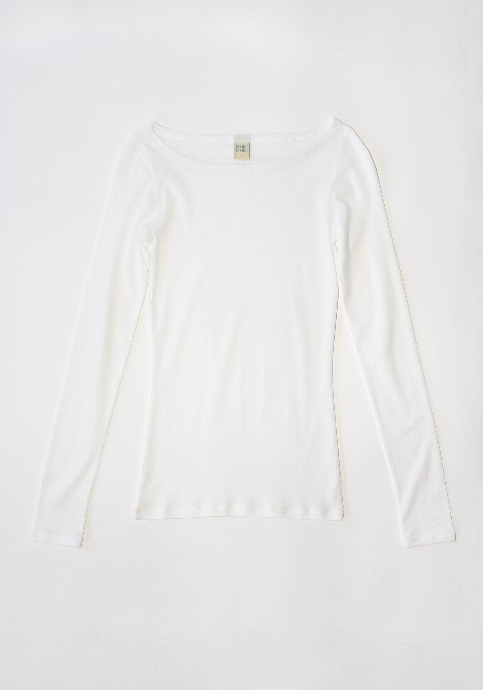 Tende Tee Long Sleeve in White