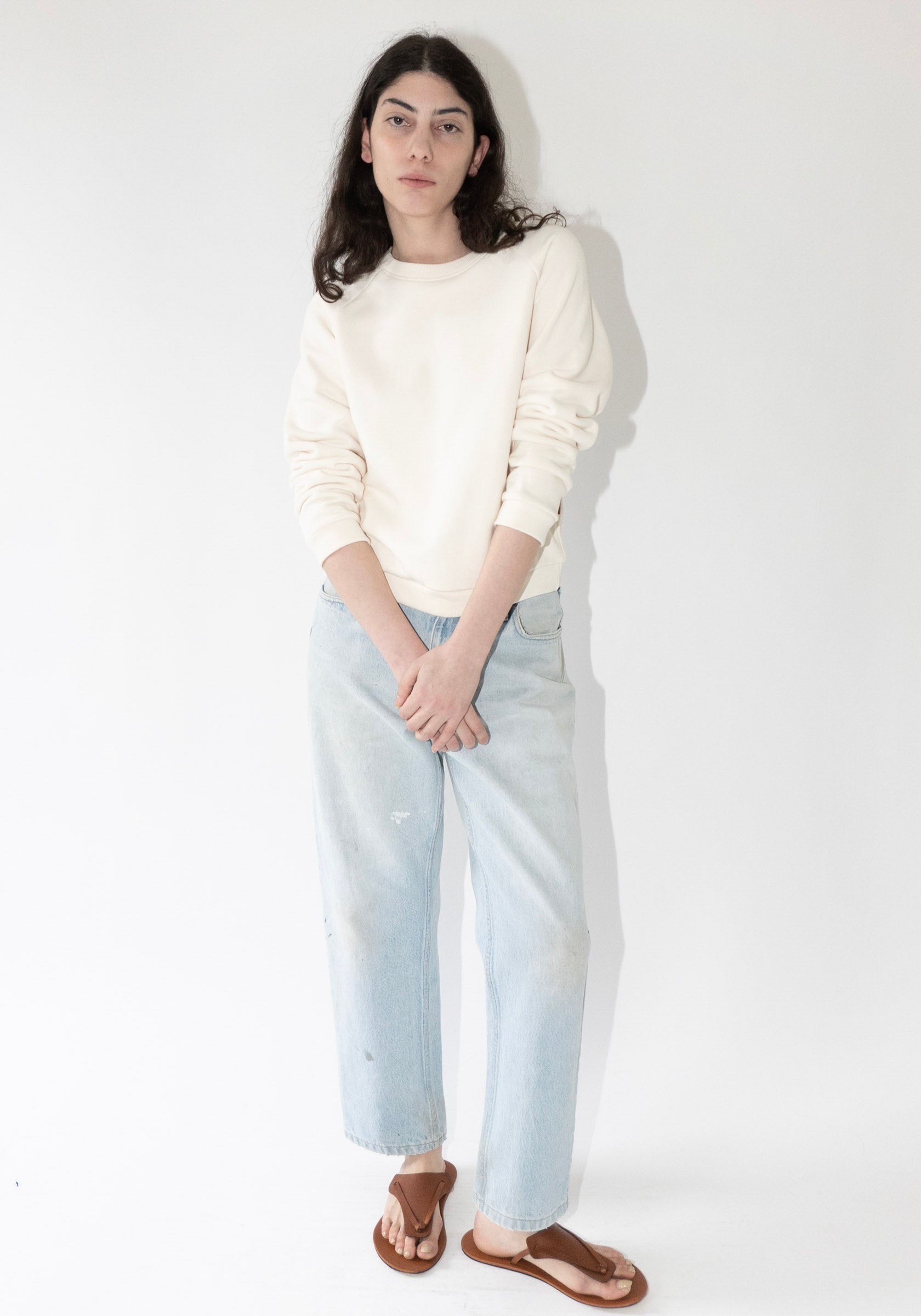 Jamie Haller Daily Sweatshirt in Ecru