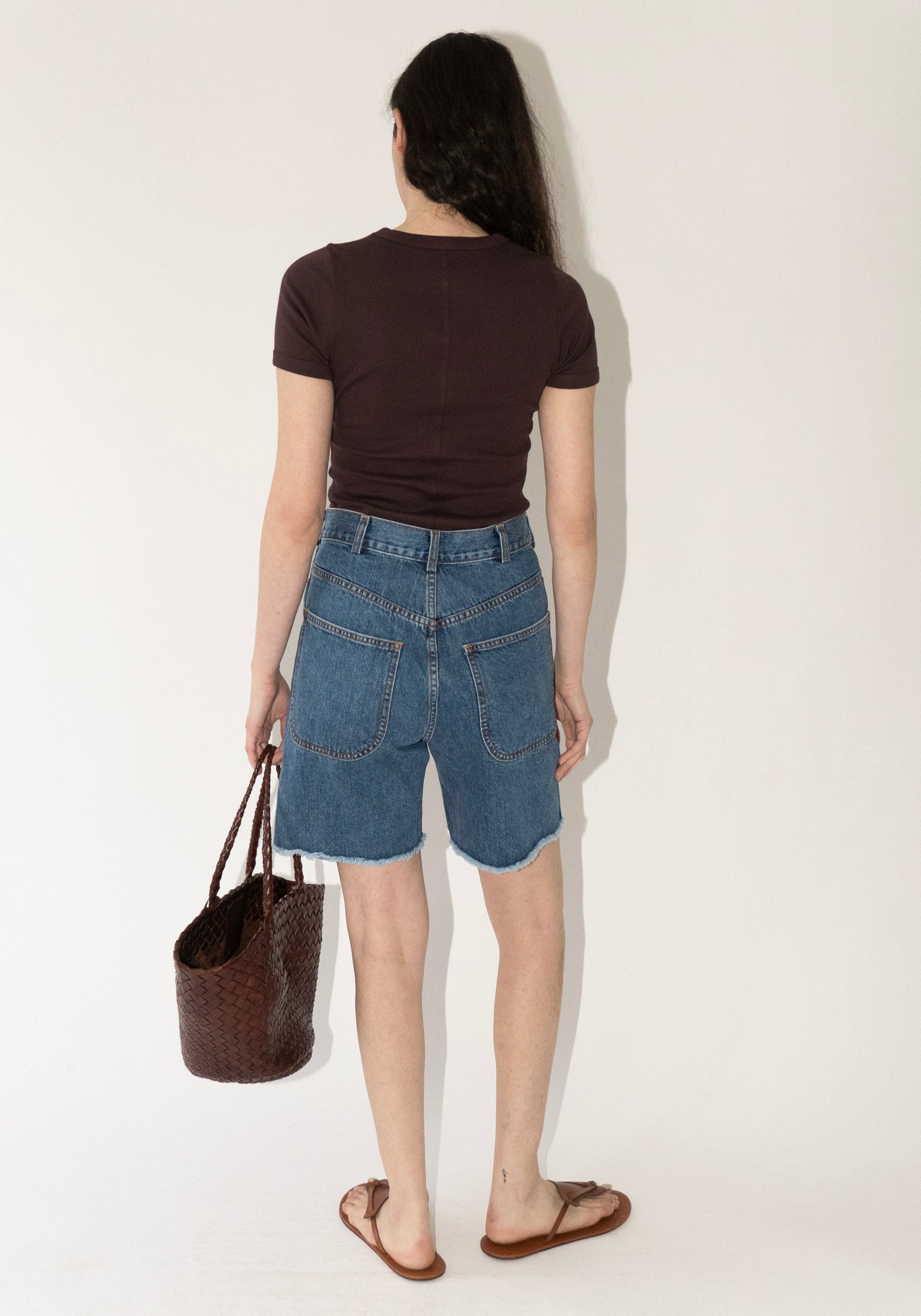 Jesse Kamm Lake Denim Shorts Cowboy Blue