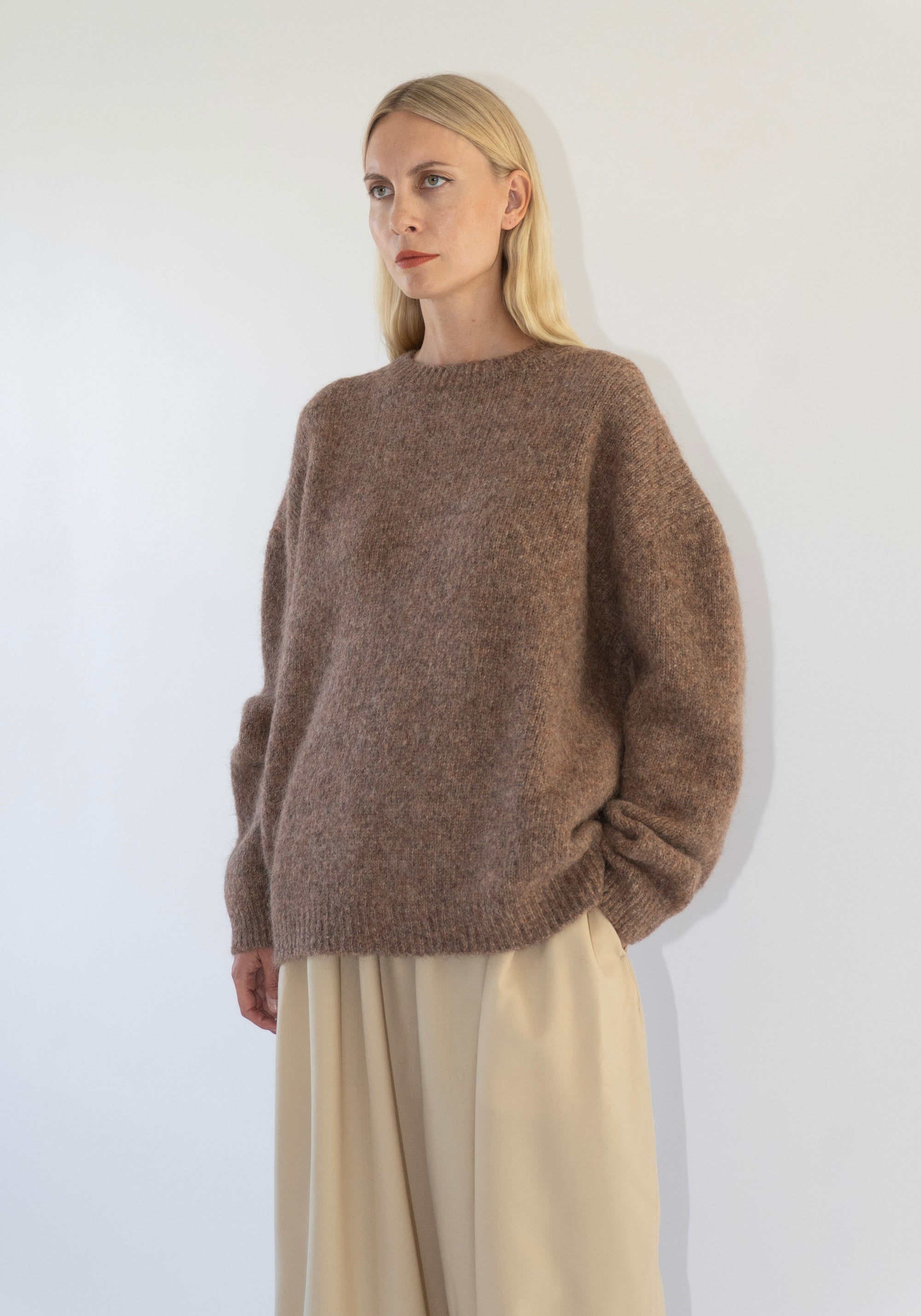 Lauren Manoogian Loft Crewneck Sweater in Spice