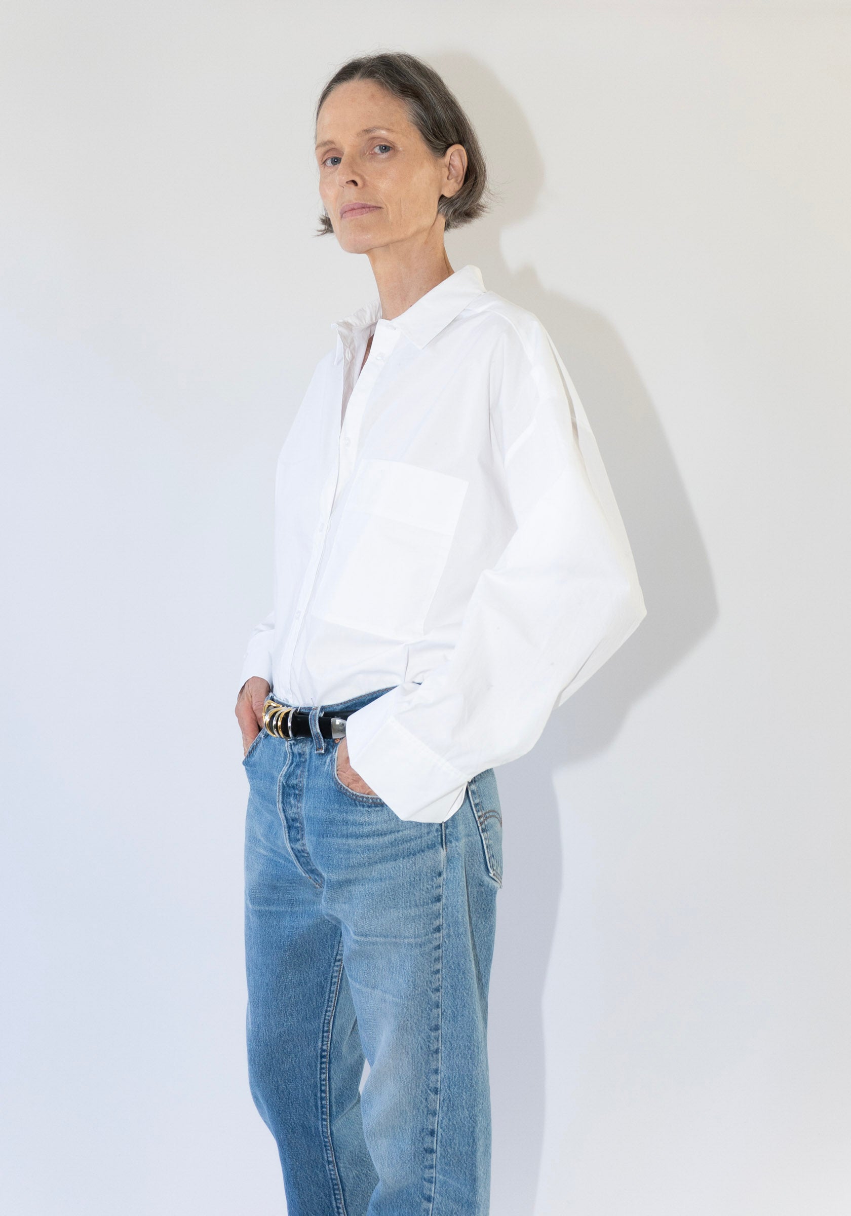 Derris Shirt in Pure White