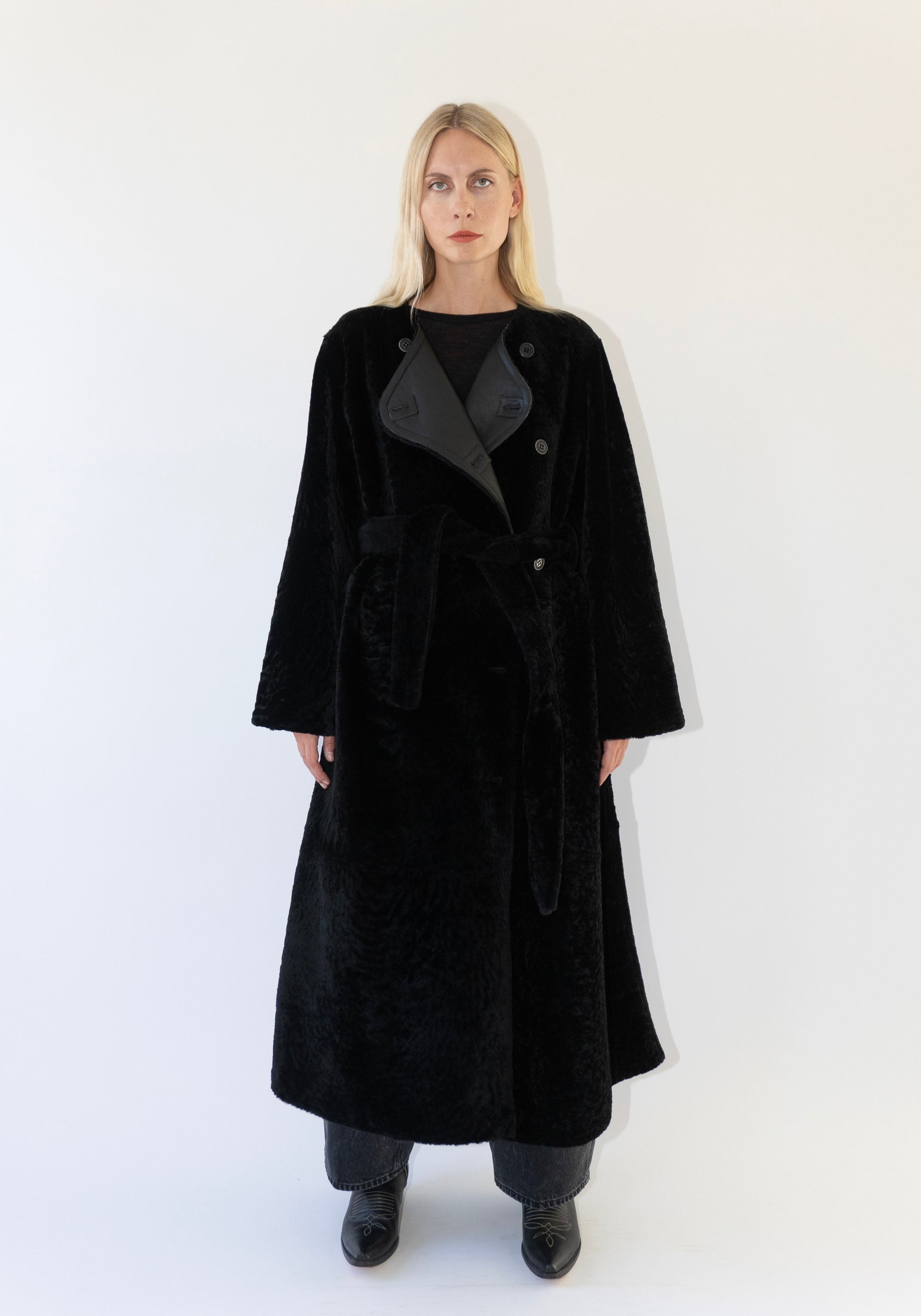 Malene Birger Sandria Coat in Black
