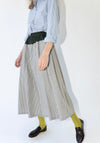 Realm Skirt in File Stripe