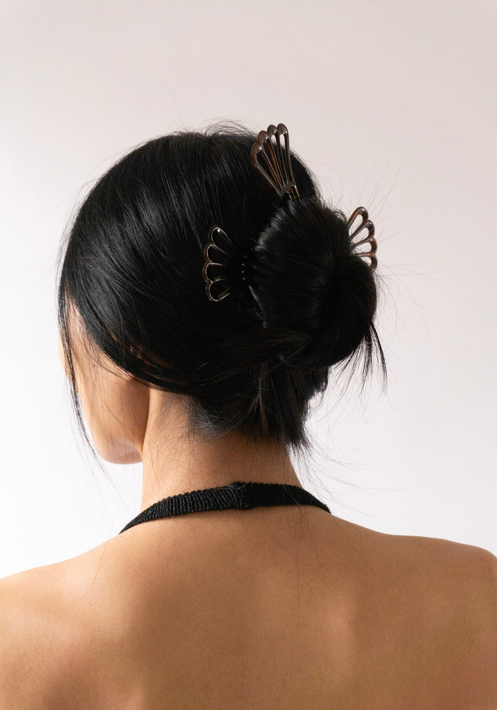 Parcelona French Wavy Chignon Hair Pin Set of 3


