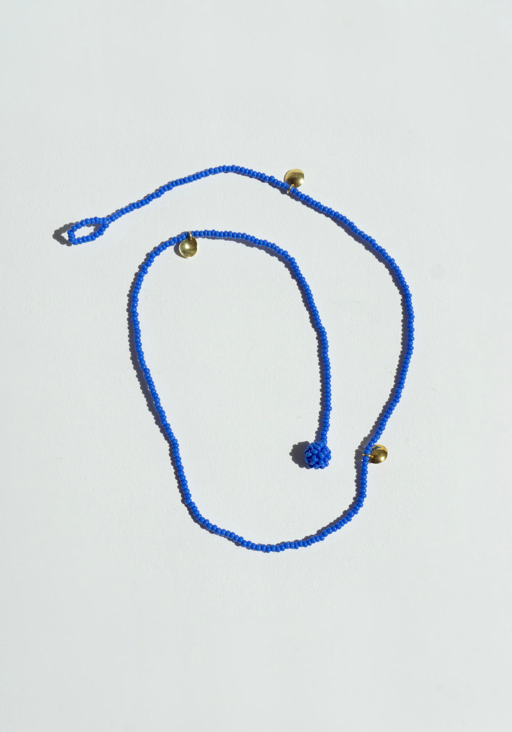 Mare Gold Sayulita 3 Dangling Necklace in Lavender Blue