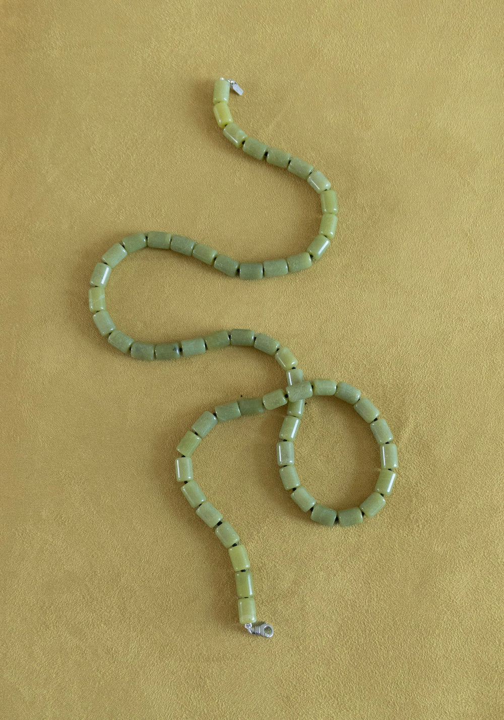 Edith Jade Tube Necklace