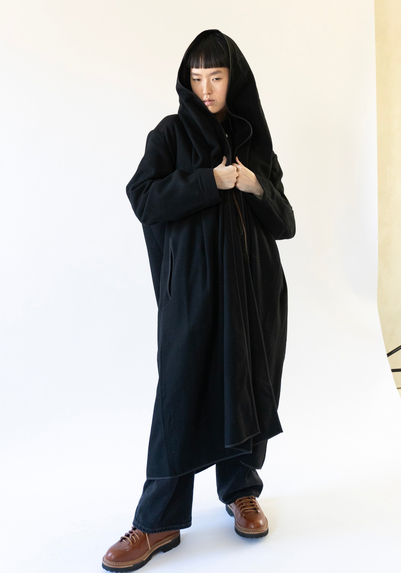 6397 Blanket Coat in Black