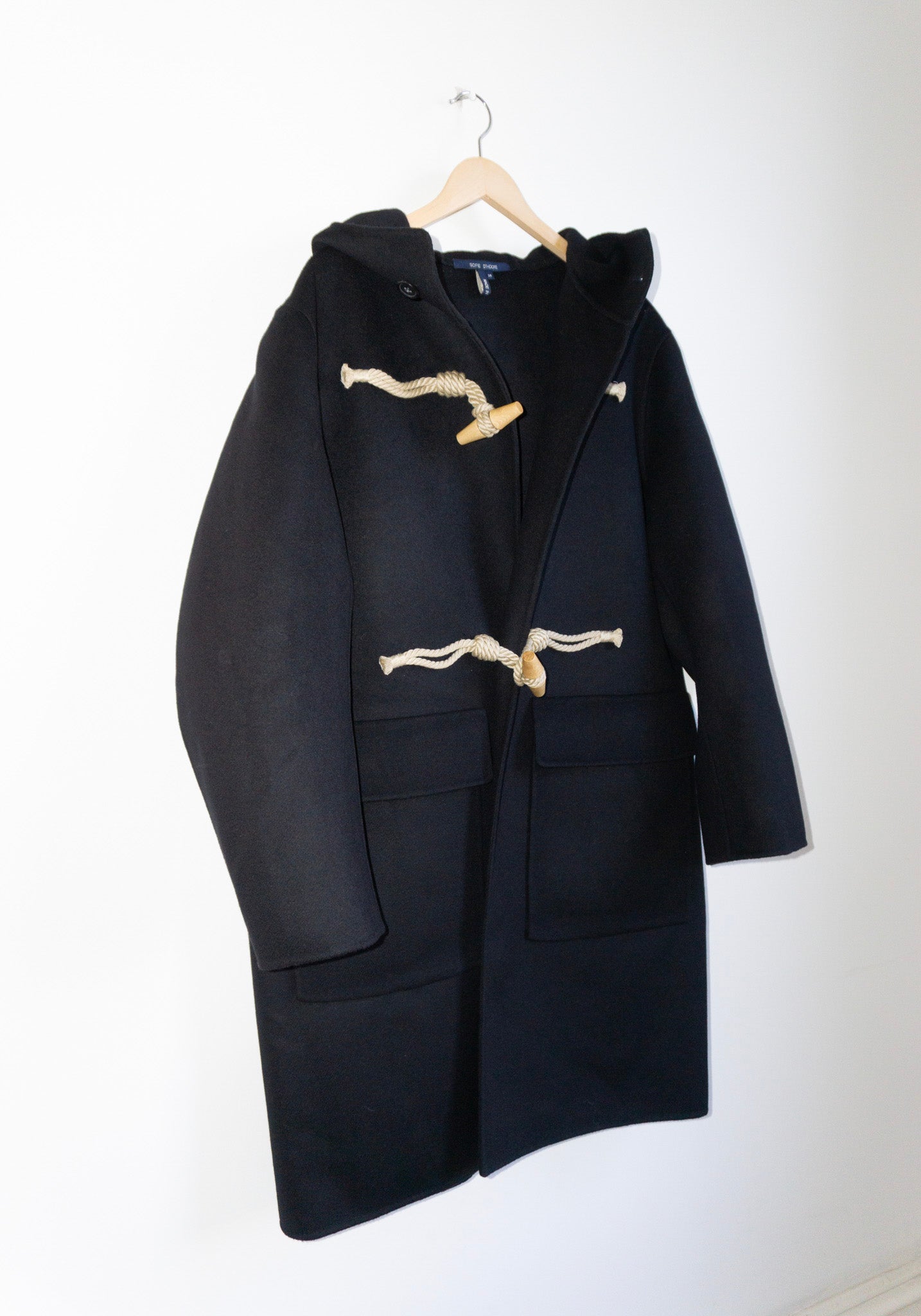 Sofie D'Hoore Castle Duffle Coat in Black