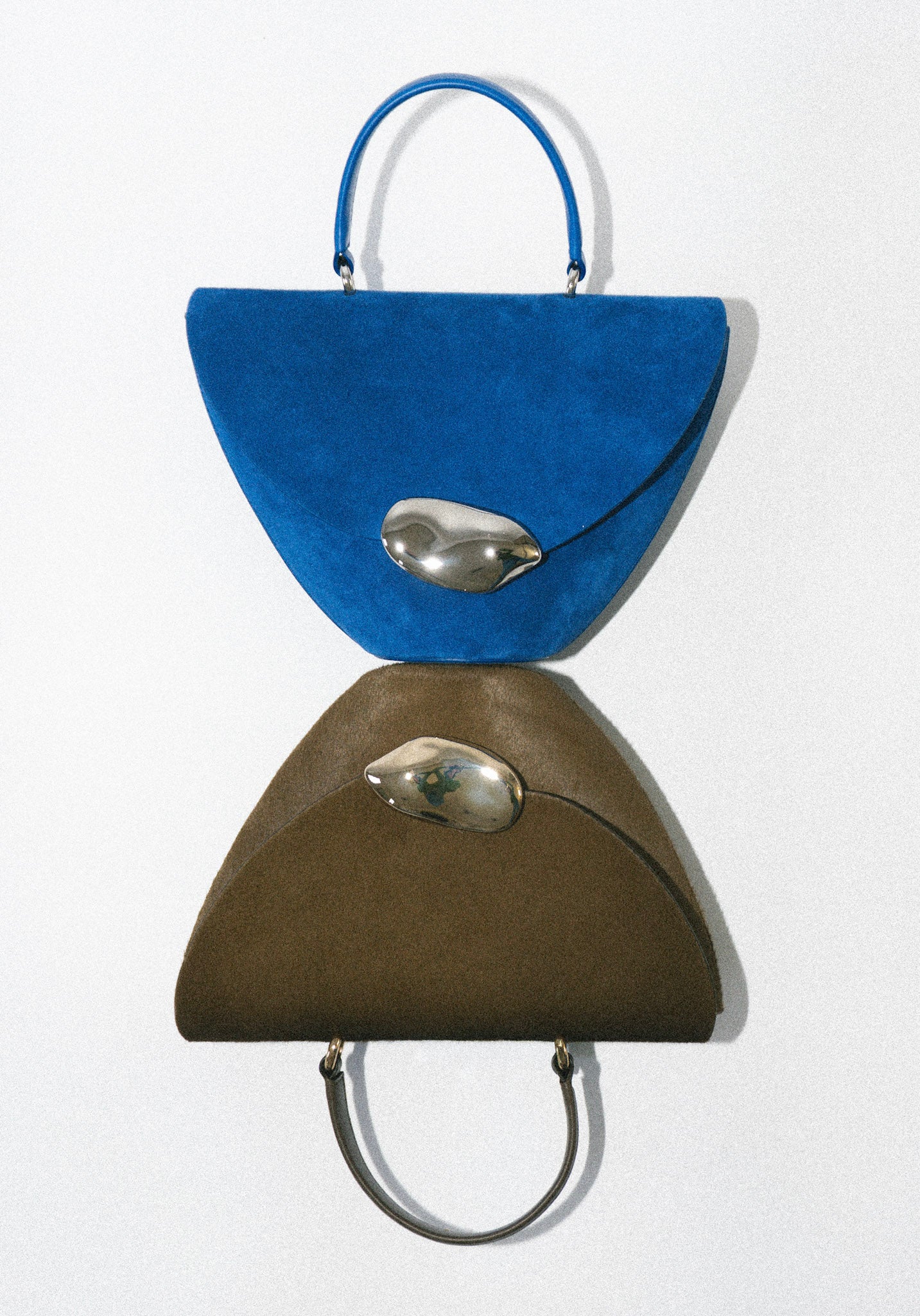 The Orb Bag in Ultramarine Suede