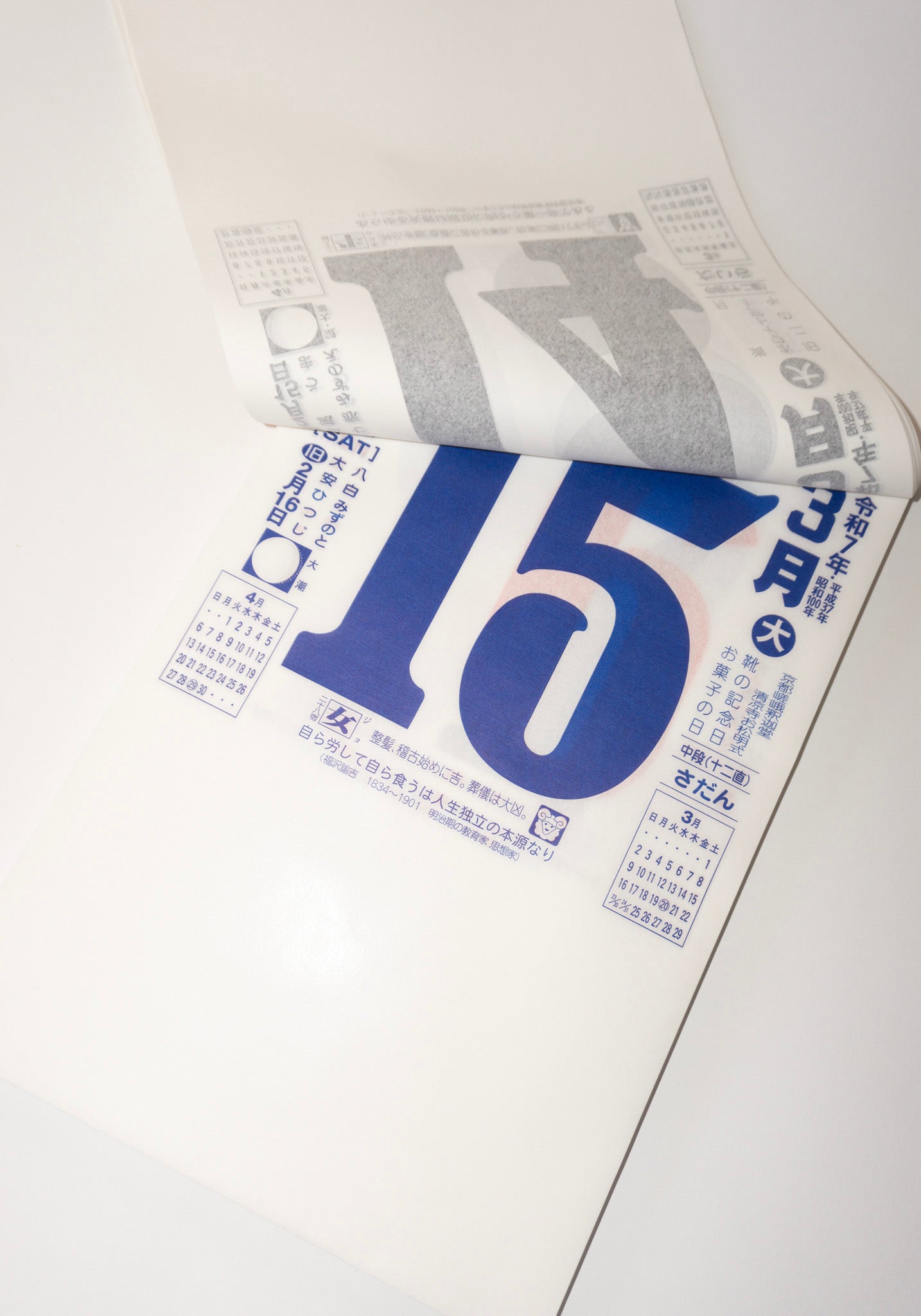 Hot Cool Tokyo #10 Medium Japanese Daily Calendar 2025