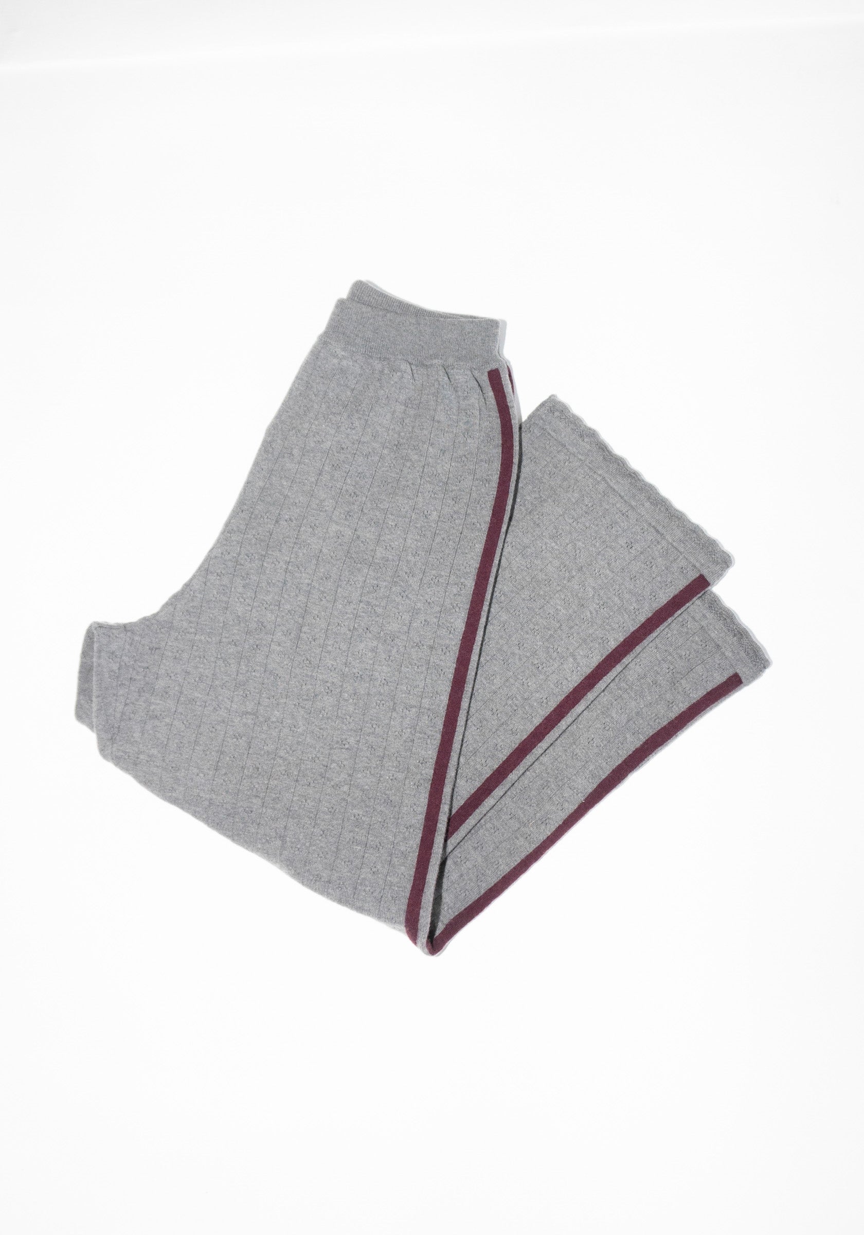 Cordera Merino Pointelle Pants in Grey