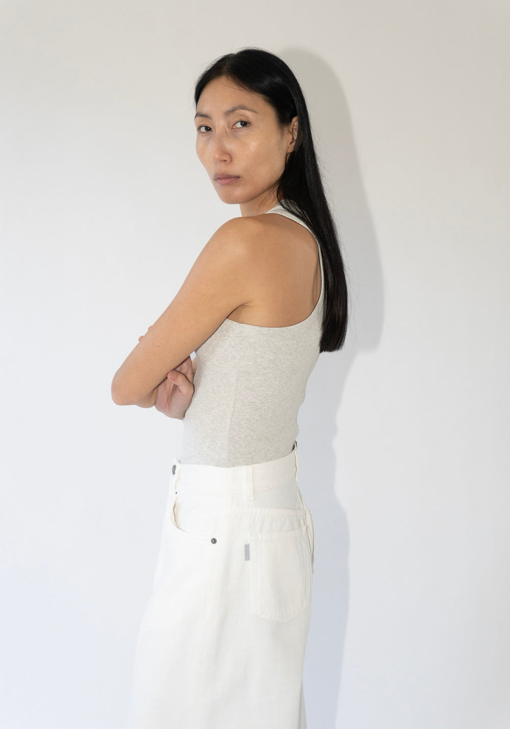 Flore Flore Hannah Tank in Heather Grey

