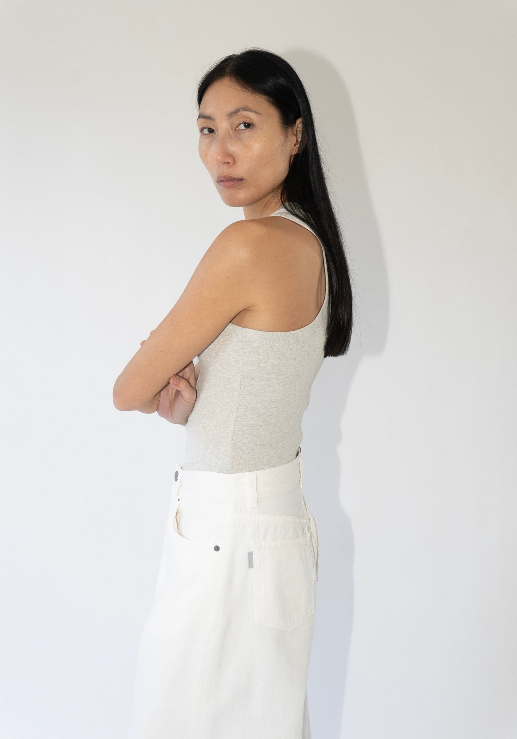 Flore Flore Hannah Tank in Heather Grey

