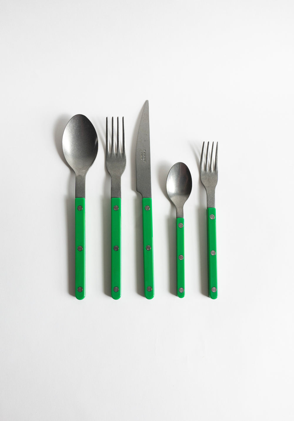 Bistrot 5 Piece Place Setting in Garden Green