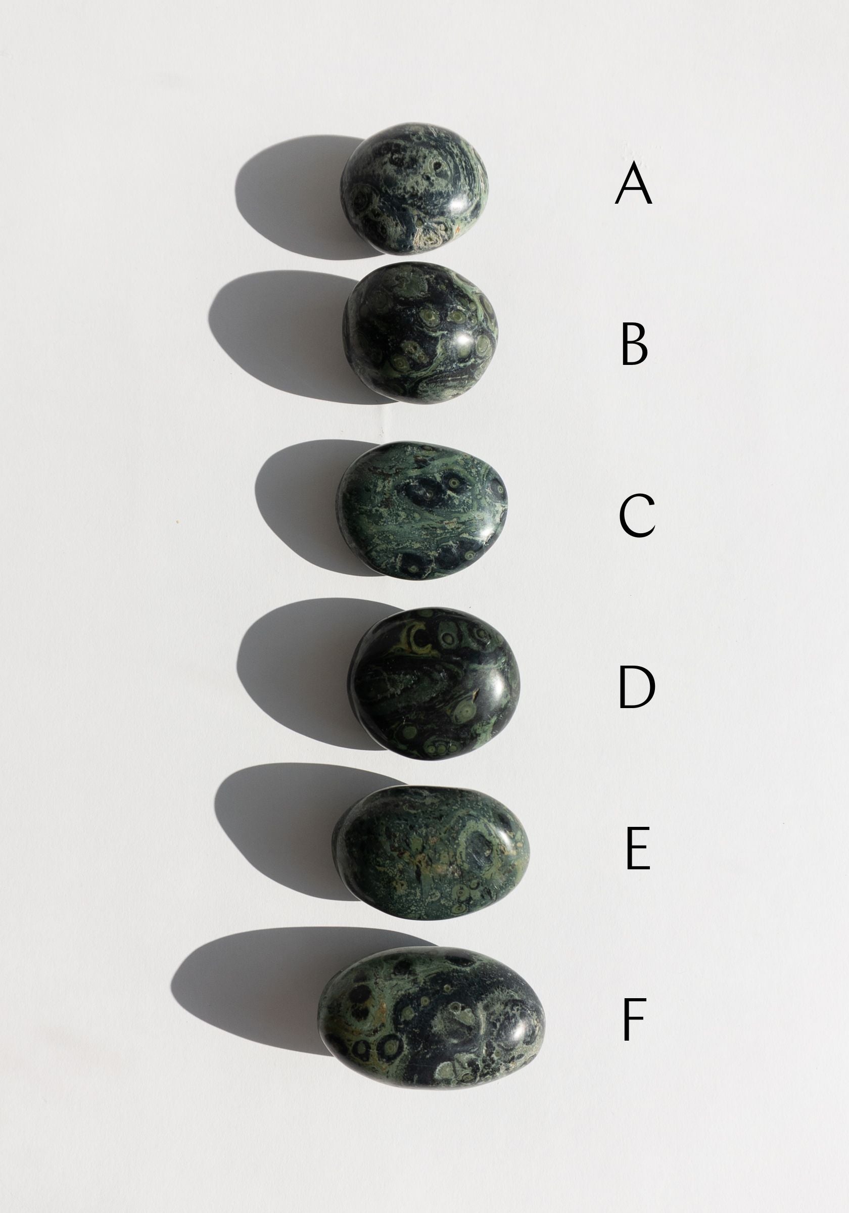 Crocodile Jasper Palm Stones
