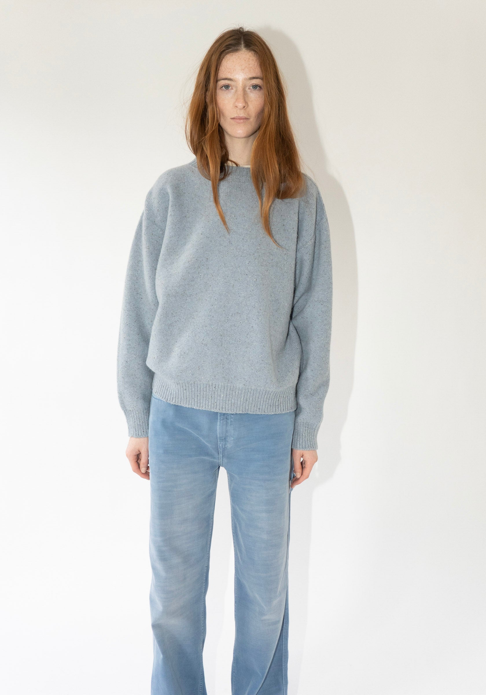 Baserange Mea Sweater in Ocean