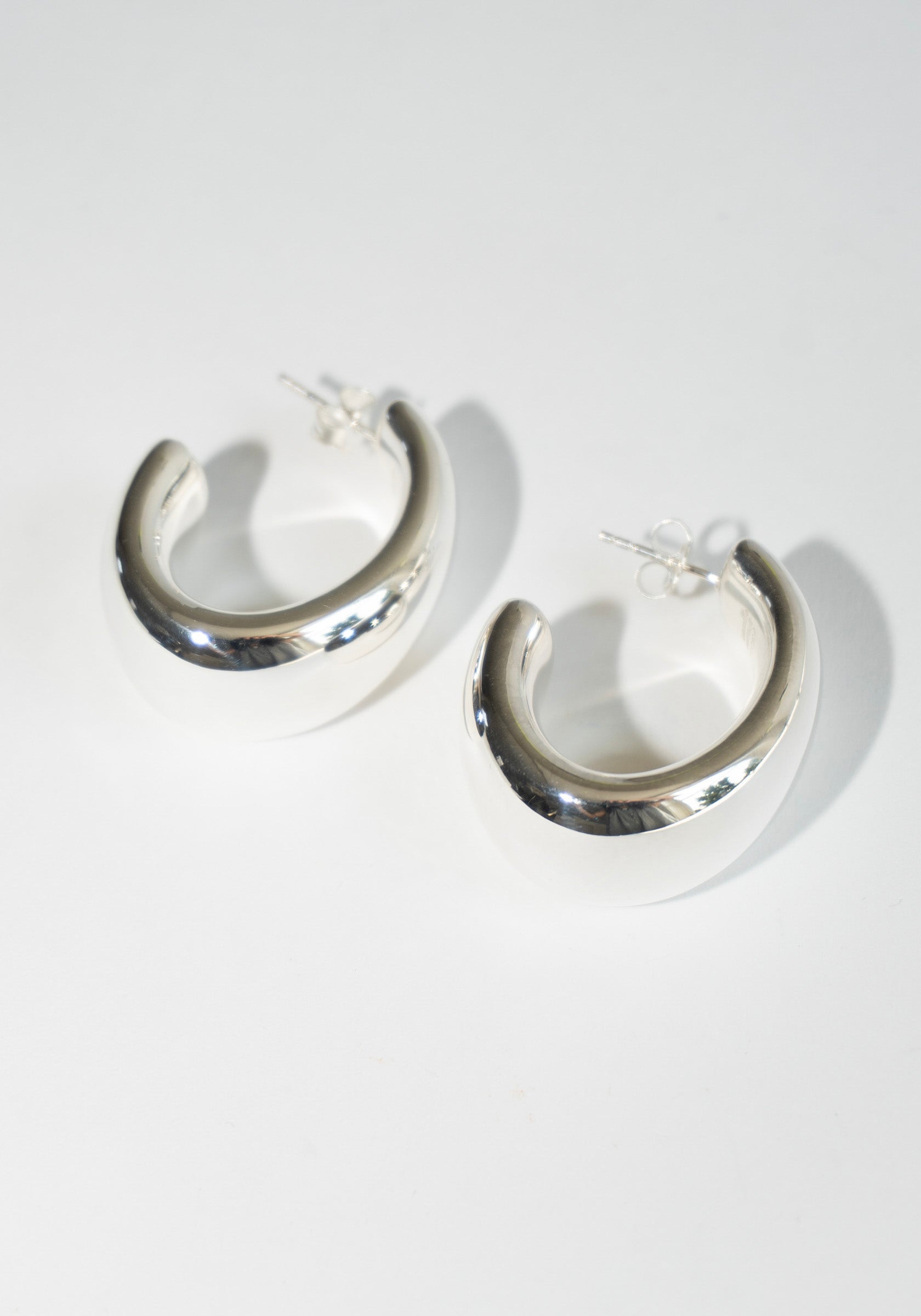 Camille Surault Loop Earrings in Sterling Silver