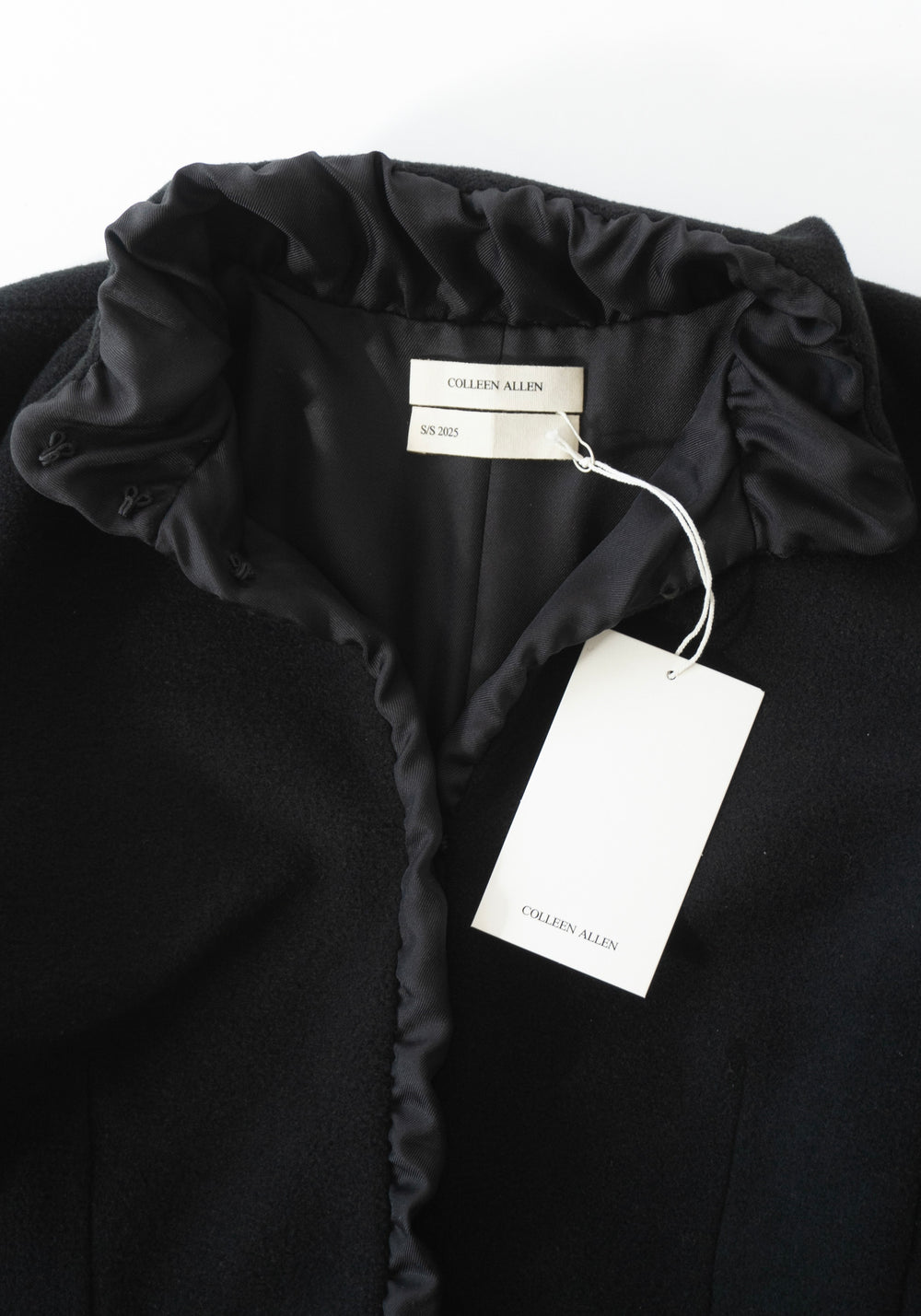 Colleen Allen Fleece Shrunken Jacket in Black