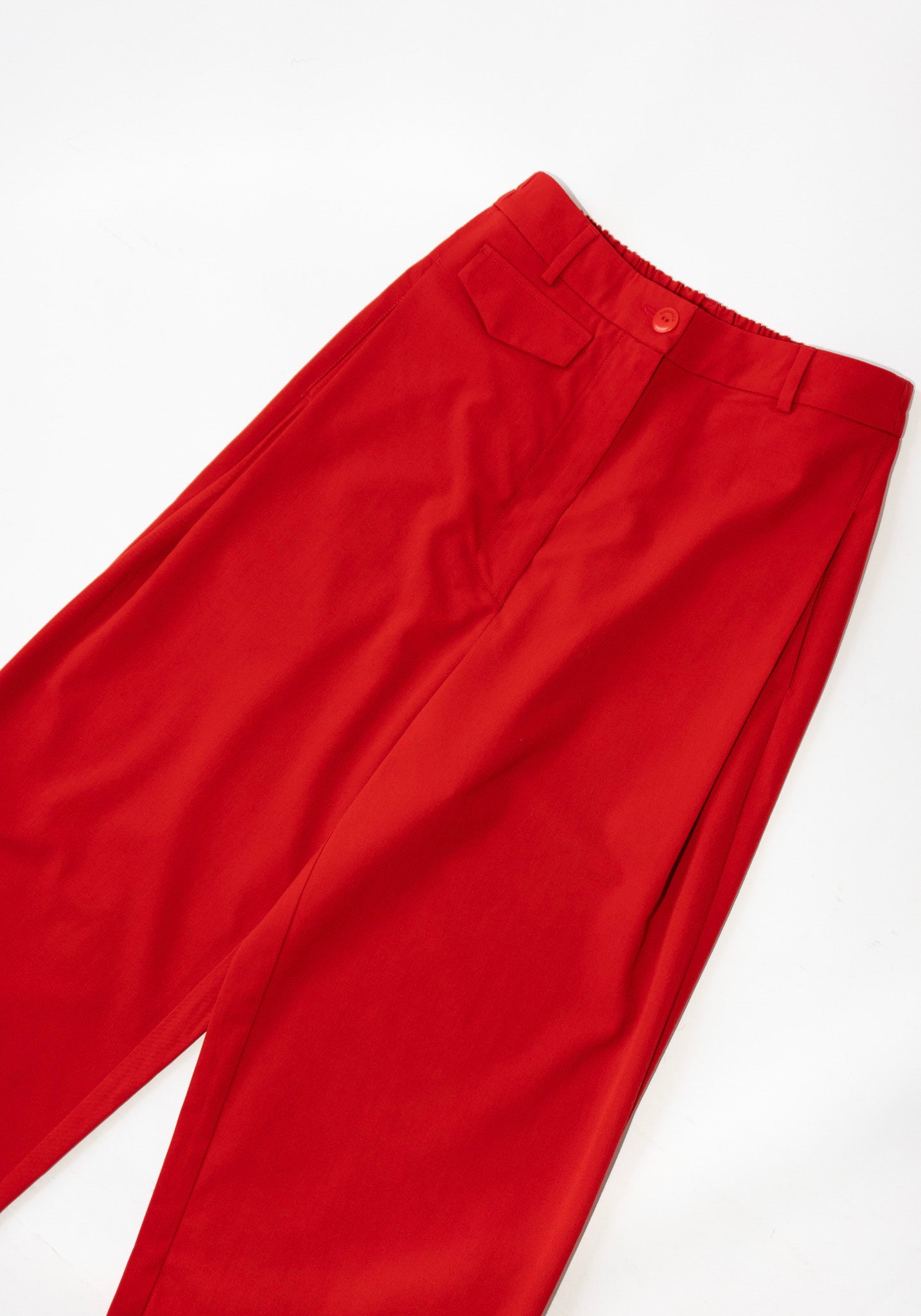 Tailoring Pocket Pants in Red