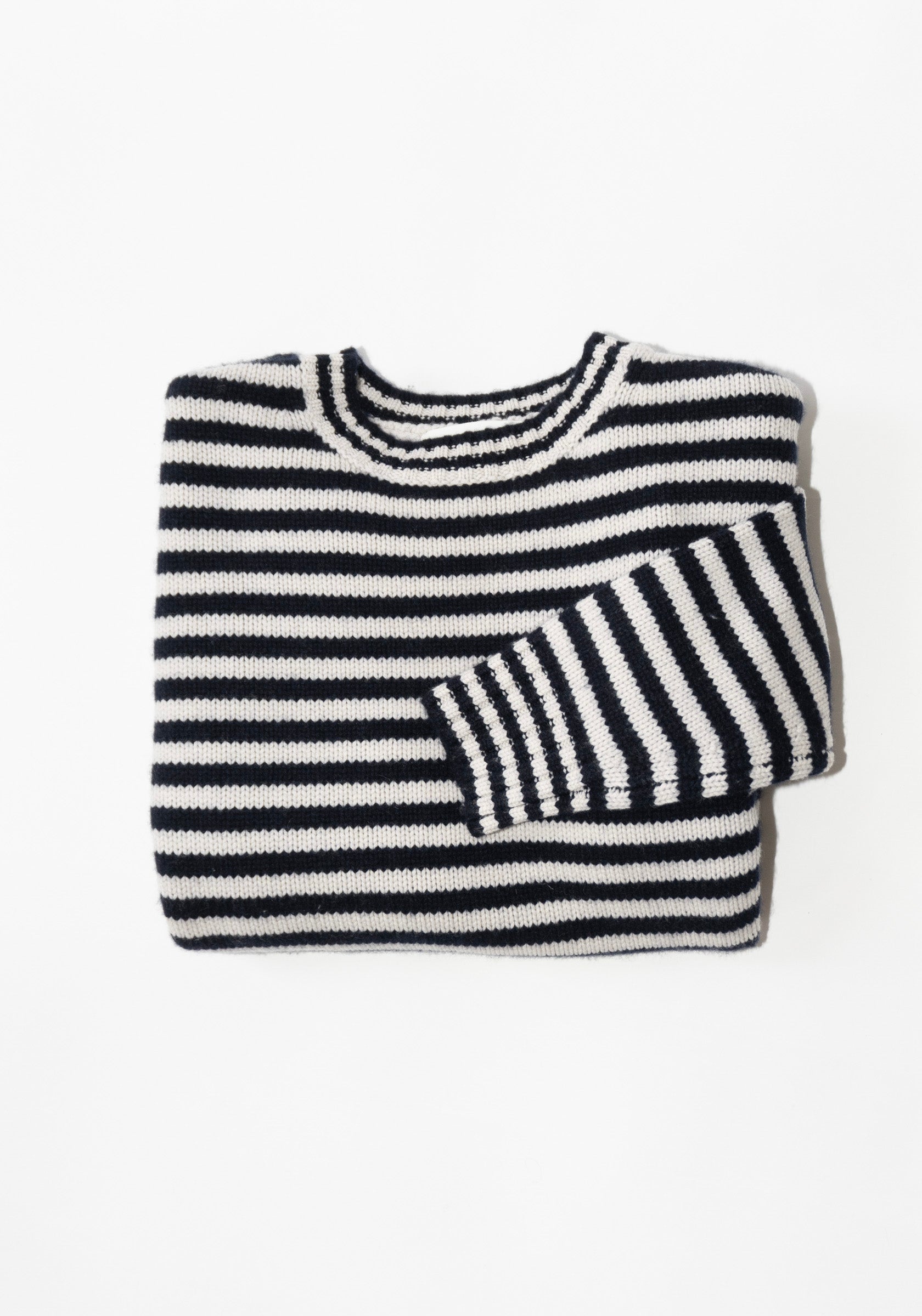 Cashmere Lovely no.383 Sweater in Breton Stripes