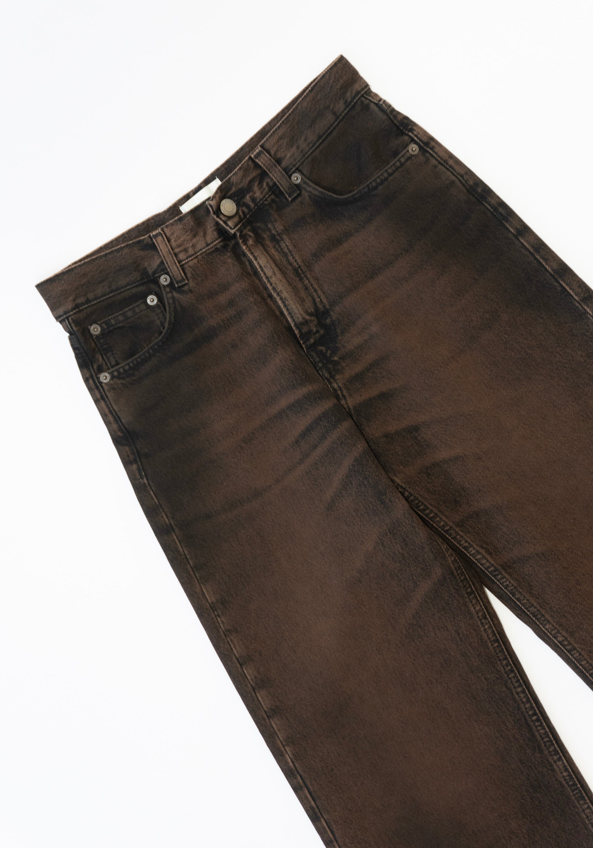 Haikure Korea Jean in Brown Black
