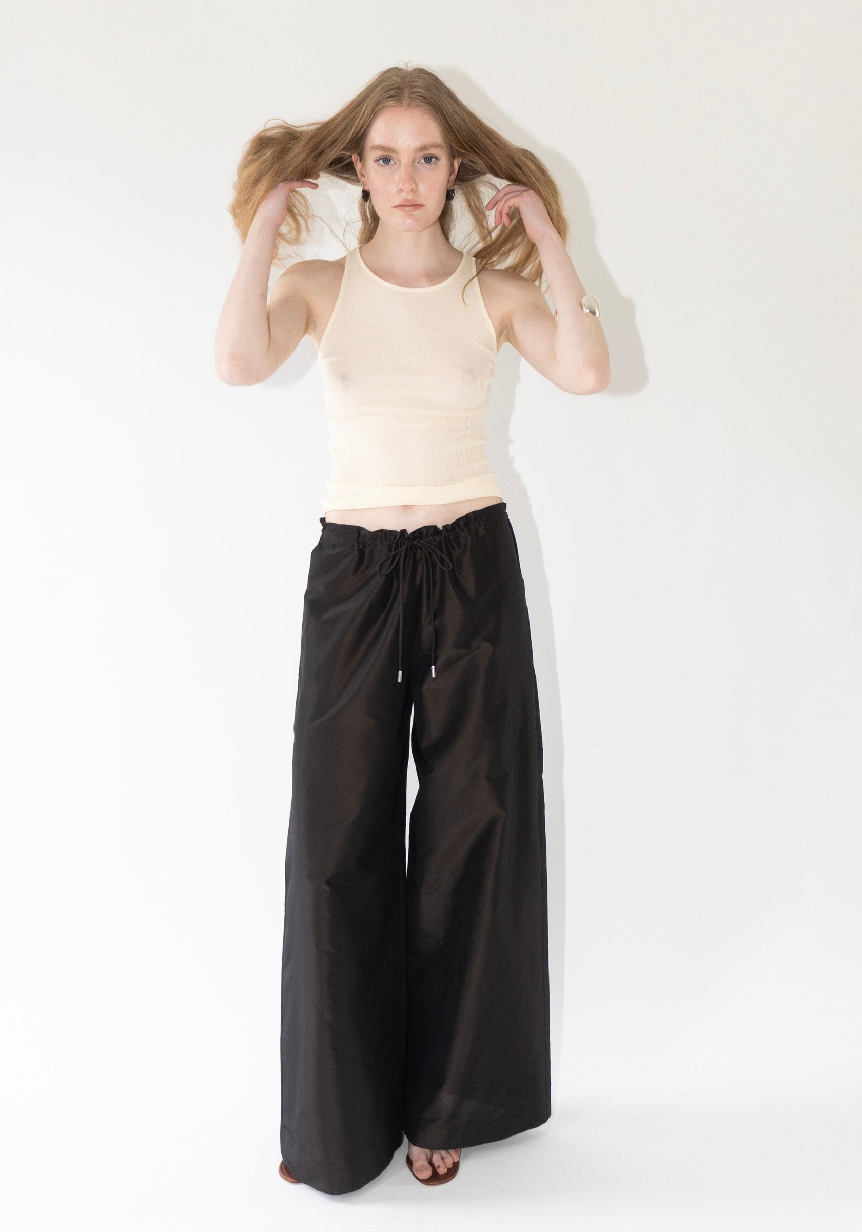 Ribbed Tank in Peach from Sayaka Davis.