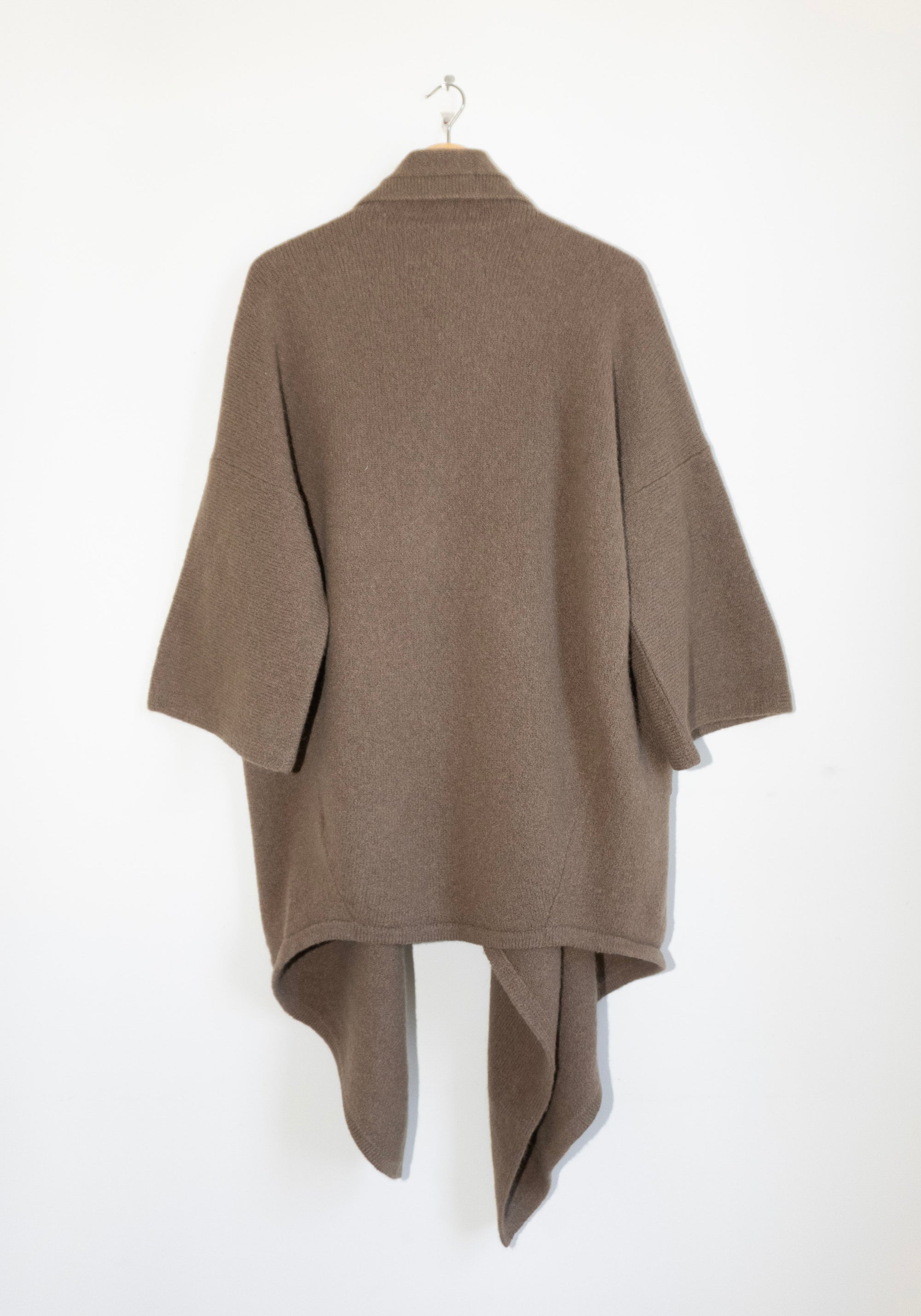 Lauren Manoogian Drape Mantle Sweater Jacket in Tobacco