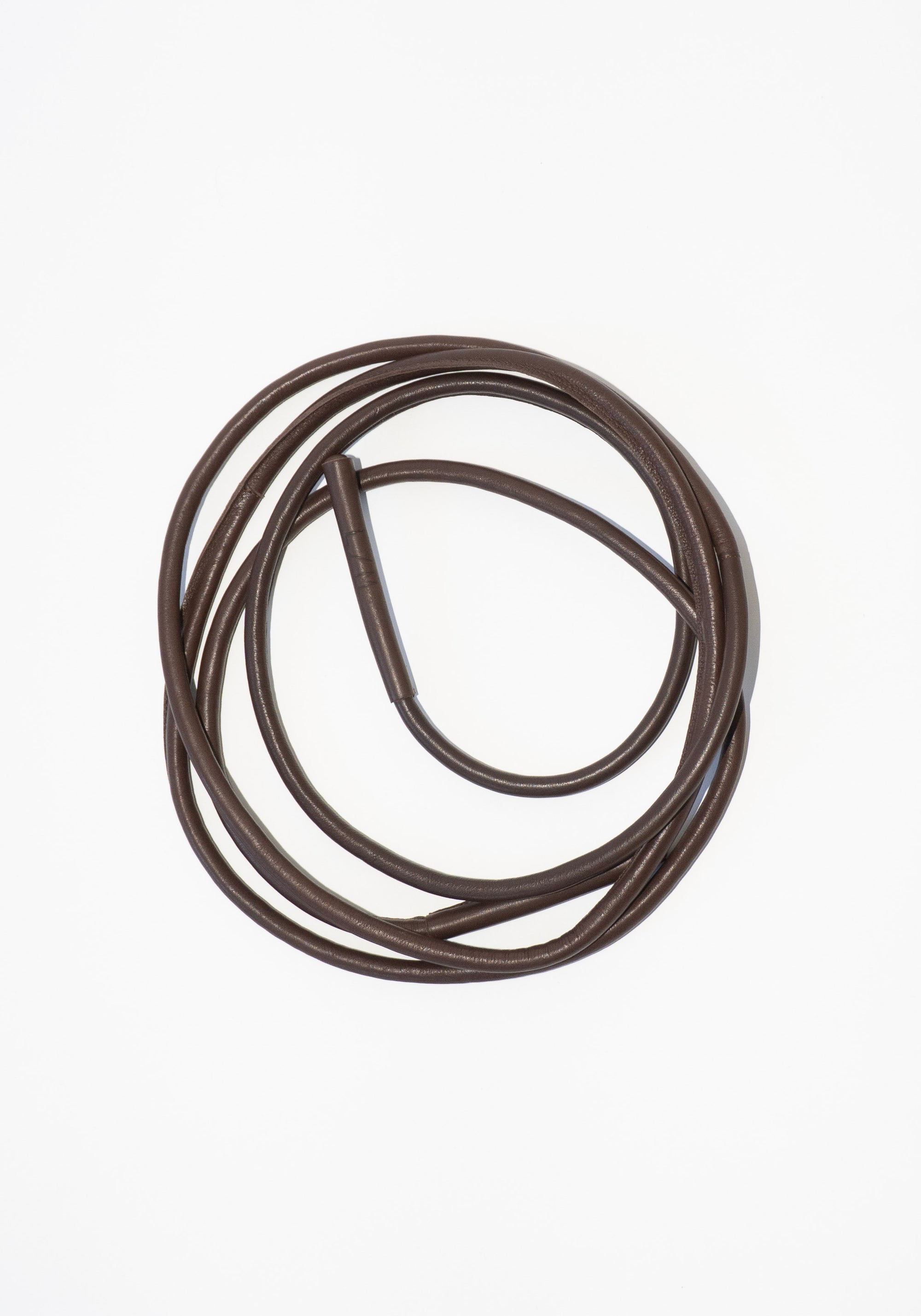 Lauren Manoogian Rope Belt in Saddle