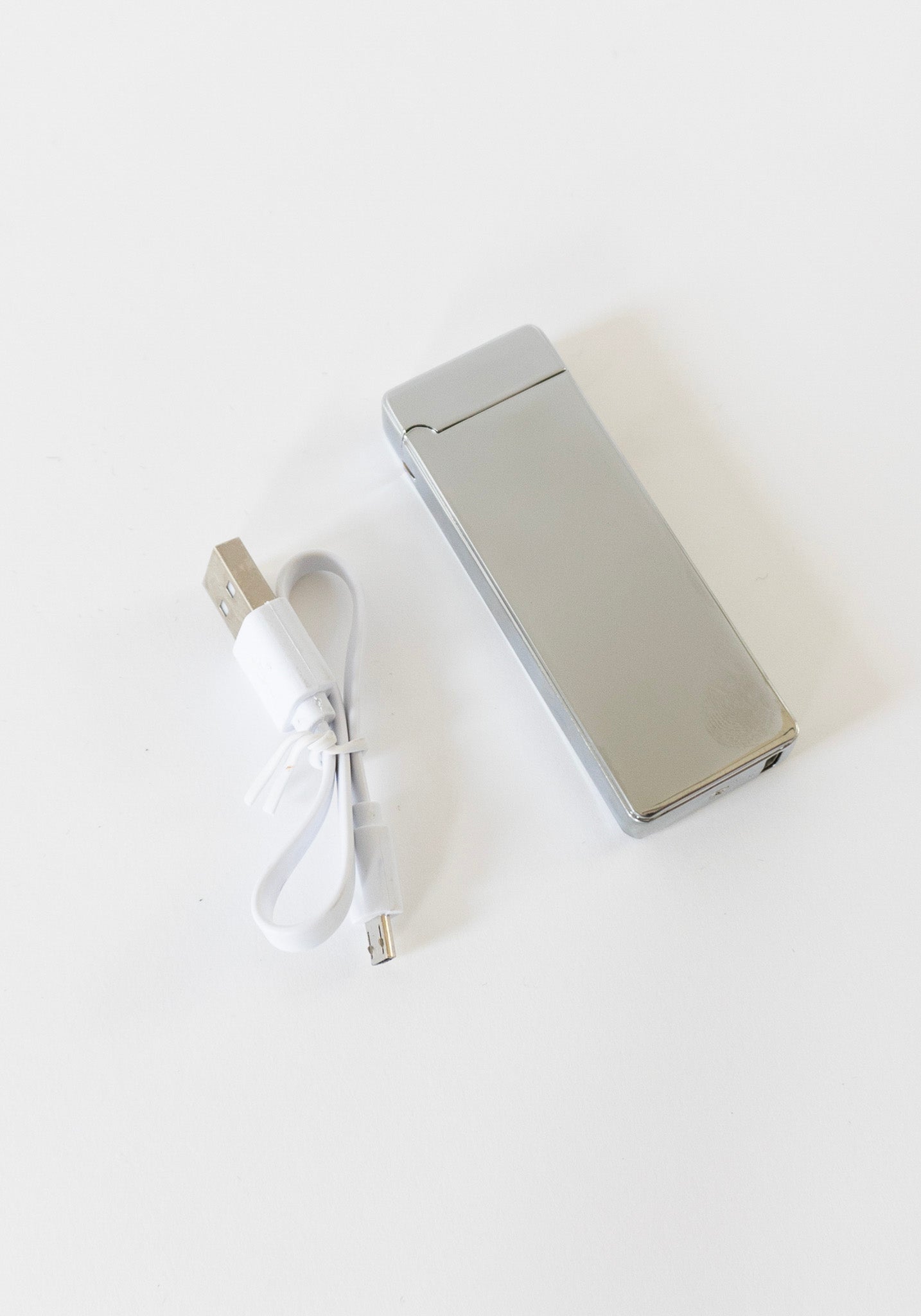 Rechargeable Lighter in Silver