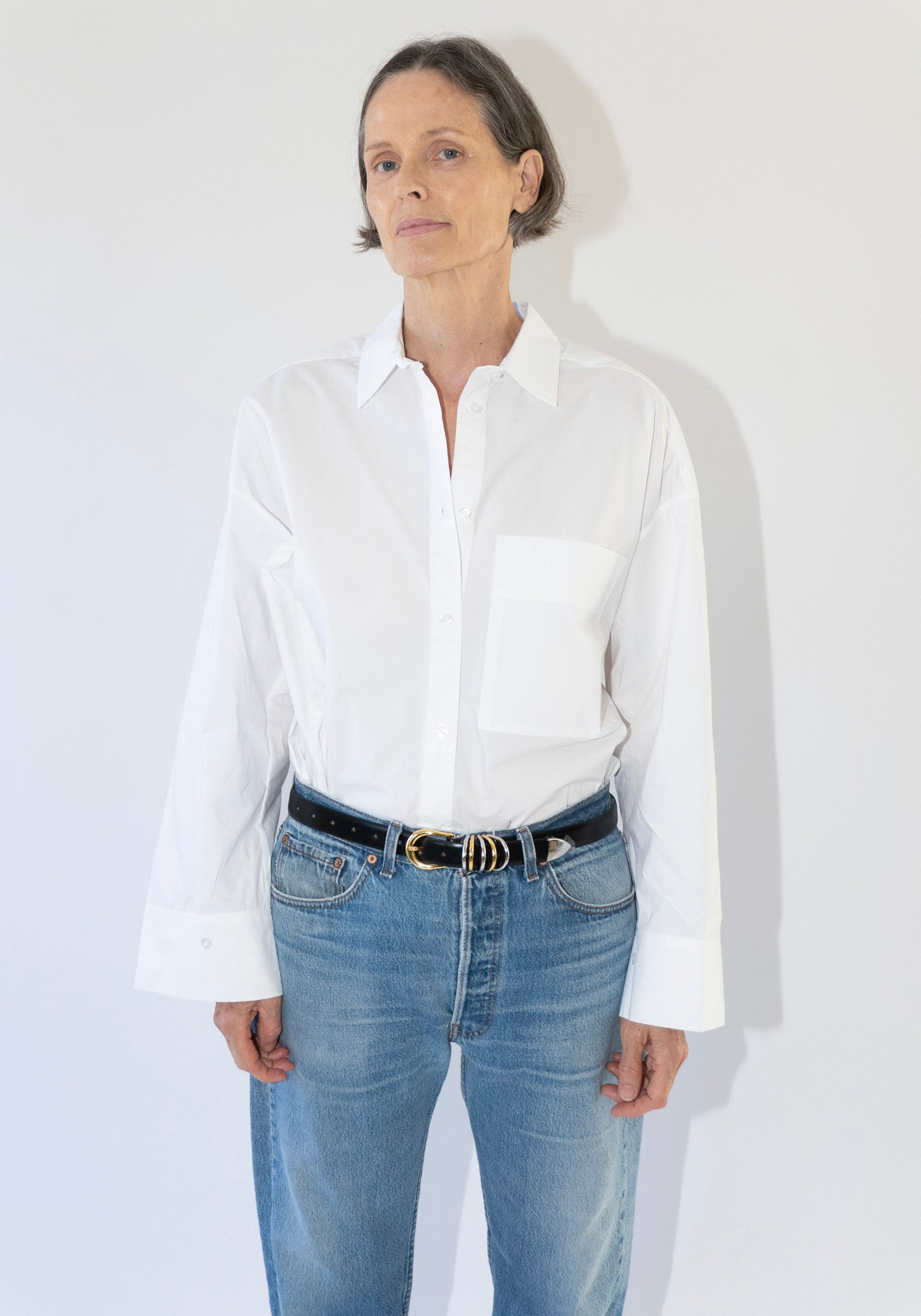 Derris Shirt in Pure White