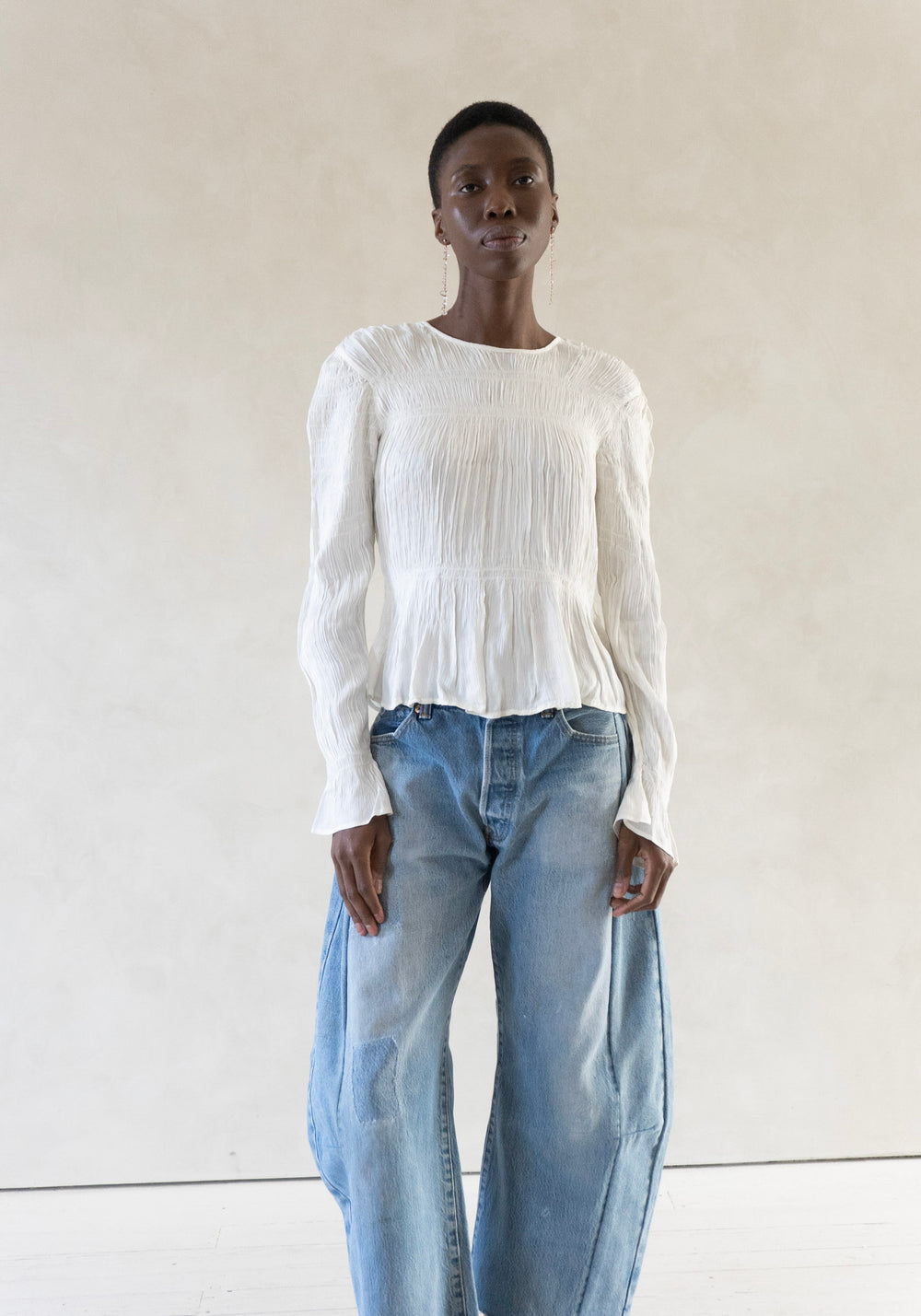 By Malene Birger Ovas Blouse in Cream