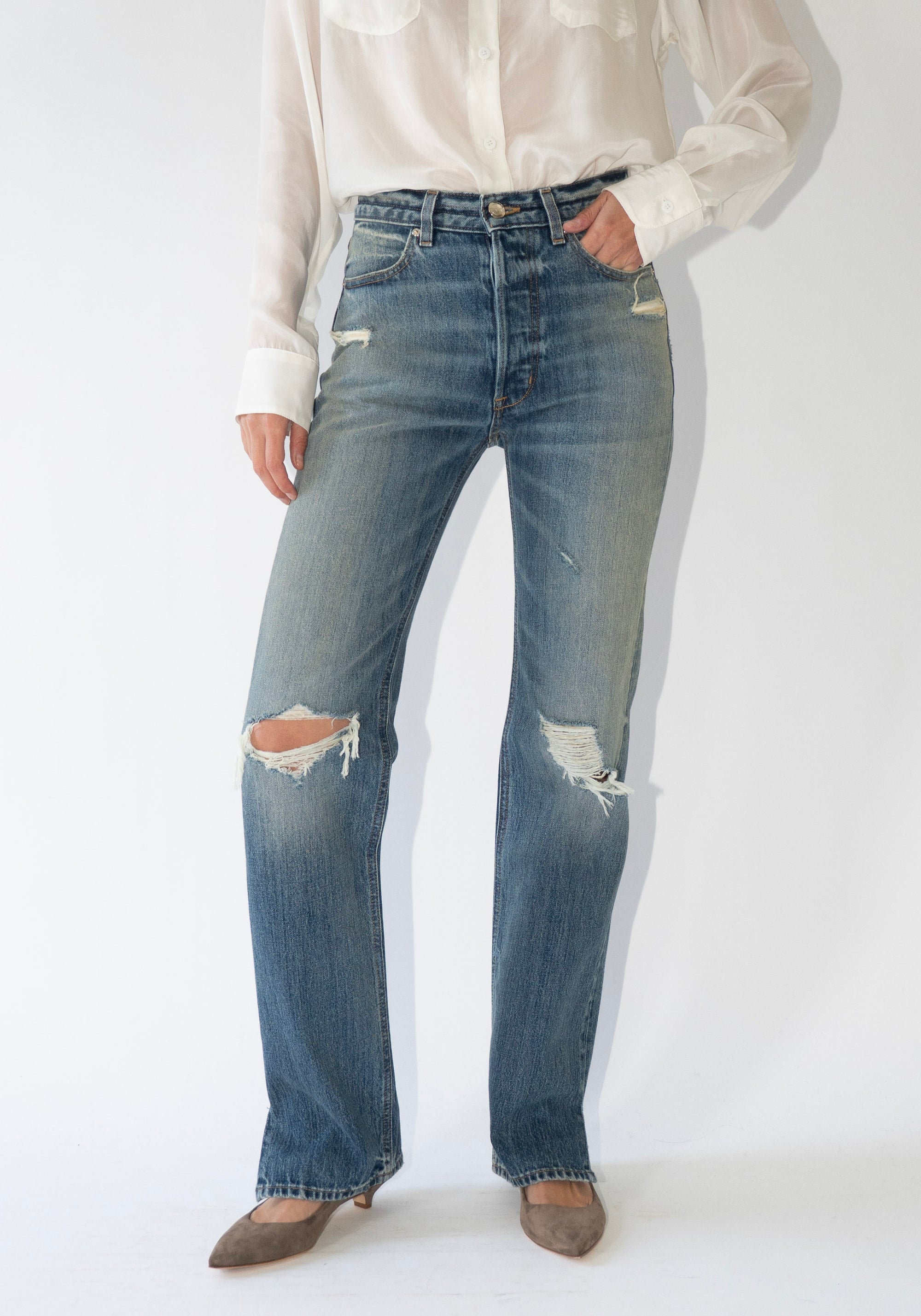Agnes Jeans in Parr Wash