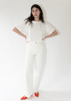 Ruadh Quinn Selvedge Jean in White