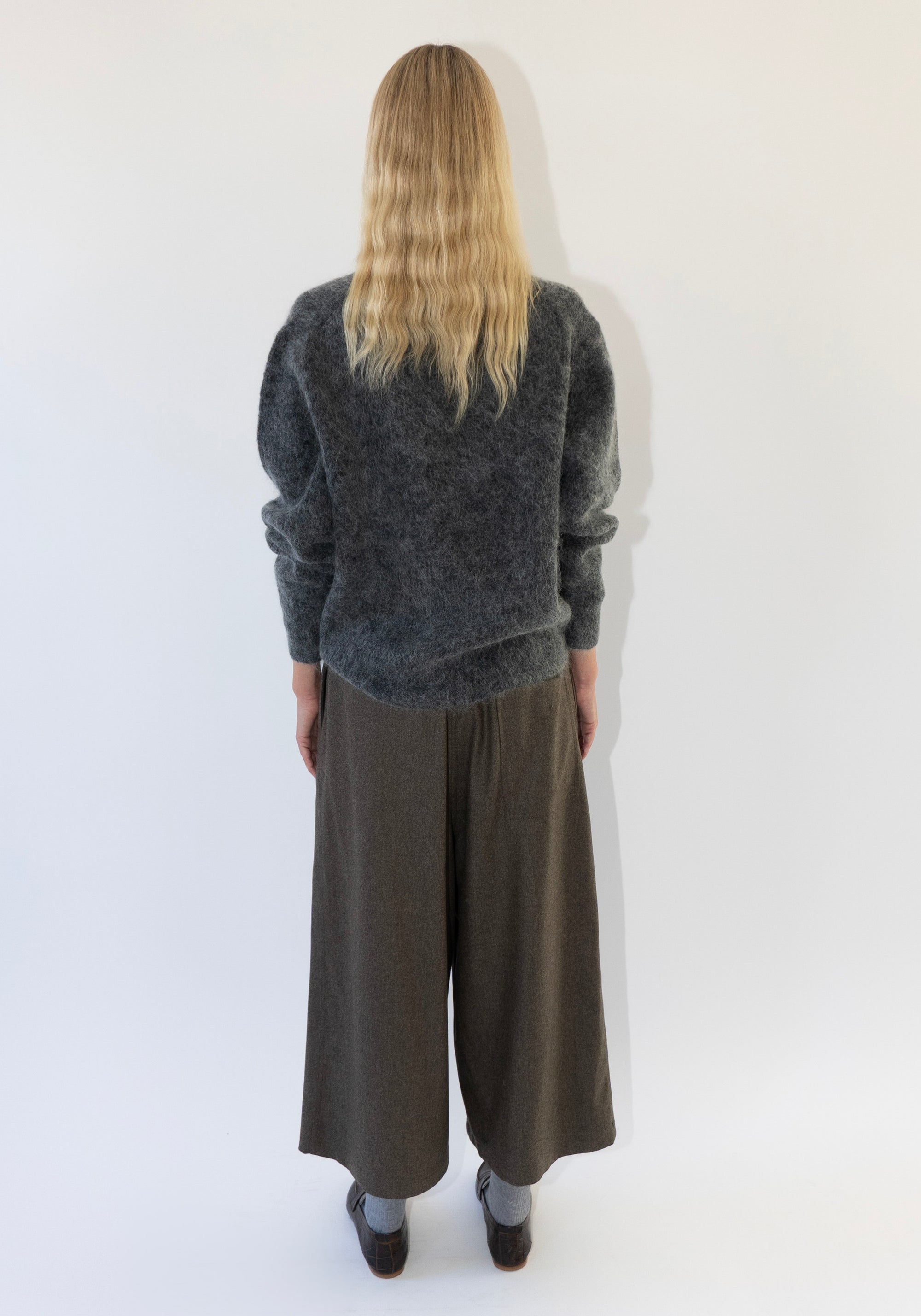 Mohair Pullover in Charcoal