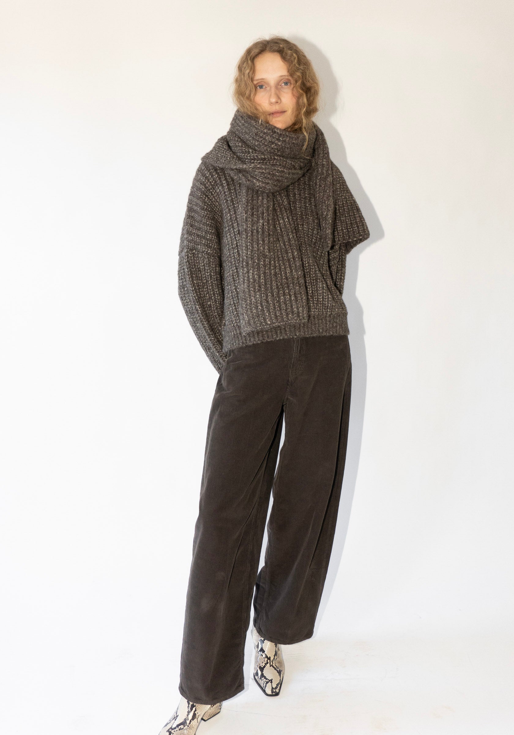 Chunky Scarf in Dusk