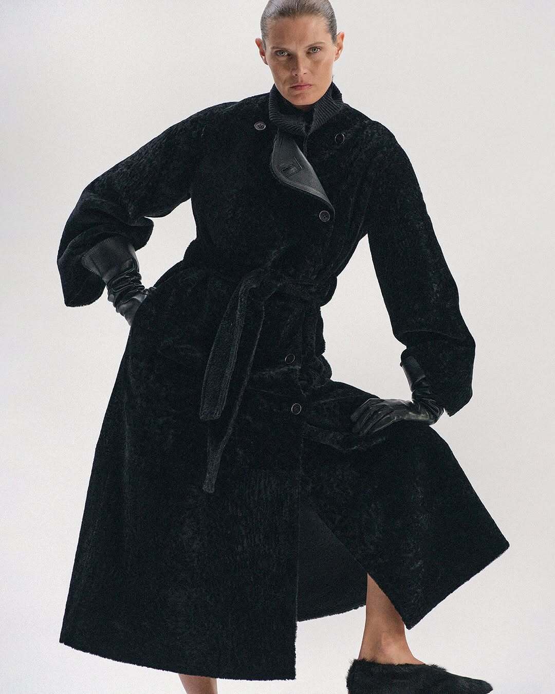 Sandria Coat in Black